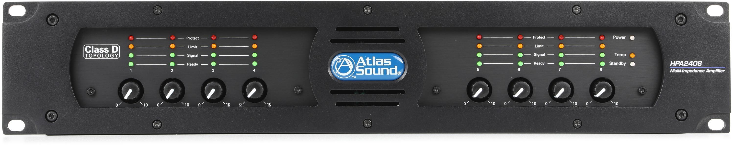 Photo of AtlasIED HPA2408 300-watt 8-channel Power Amplifier