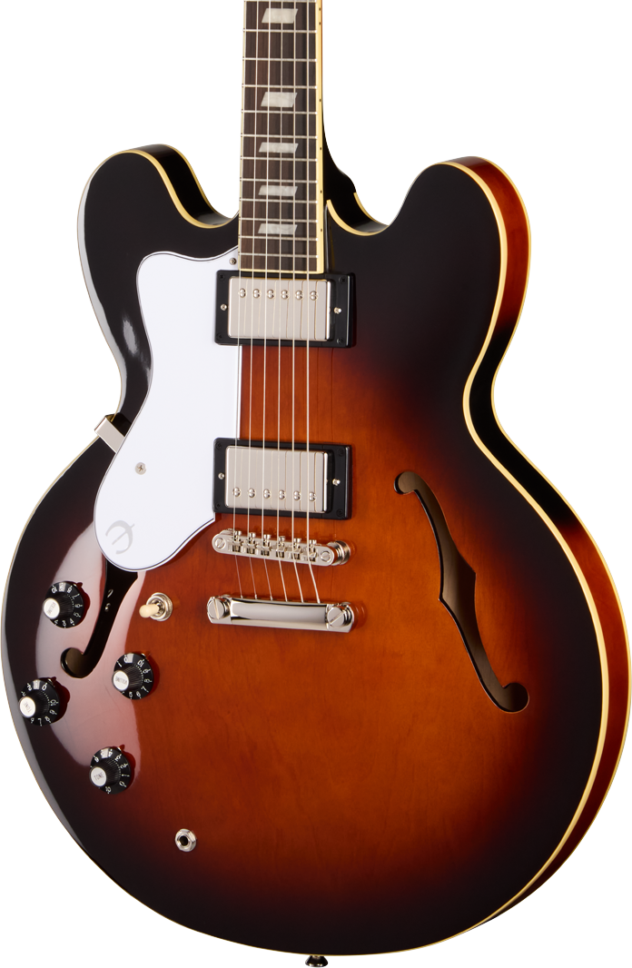 Epiphone Riviera セミアコ　エレキ Epi Riviera Freq Sparkling Brg – Motor City Guitar