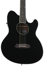 Photo of Ibanez Talman TCY10E Acoustic-Electric Guitar - Black