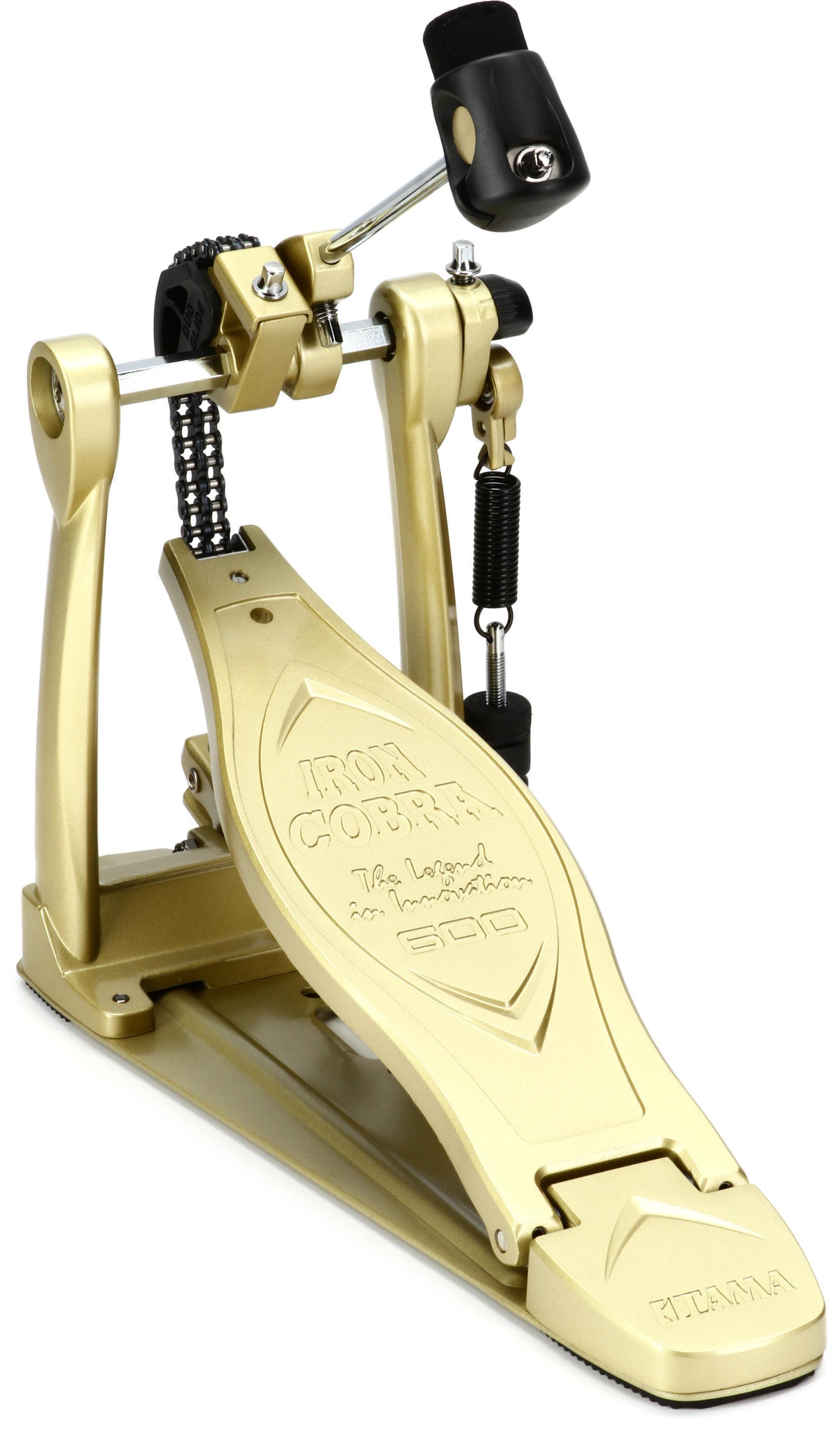 HP600D Iron Cobra 600 Duo Glide Single Bass Drum Pedal - Satin