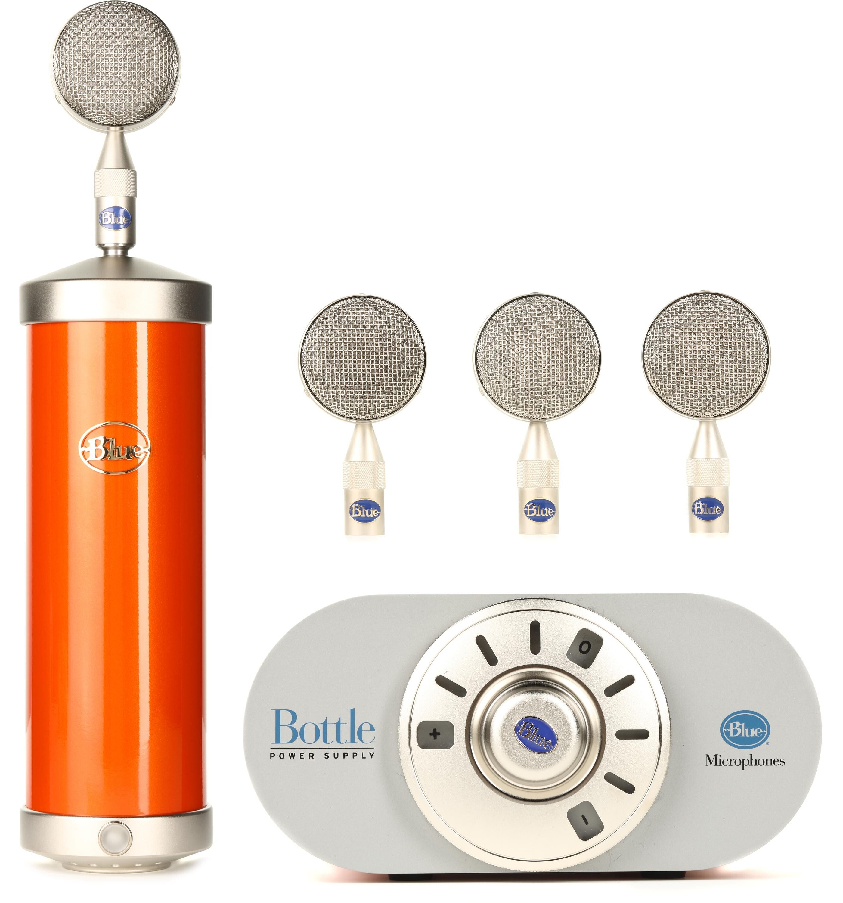 Blue Microphones Bottle Mic Locker - Hot Rod Orange | Sweetwater