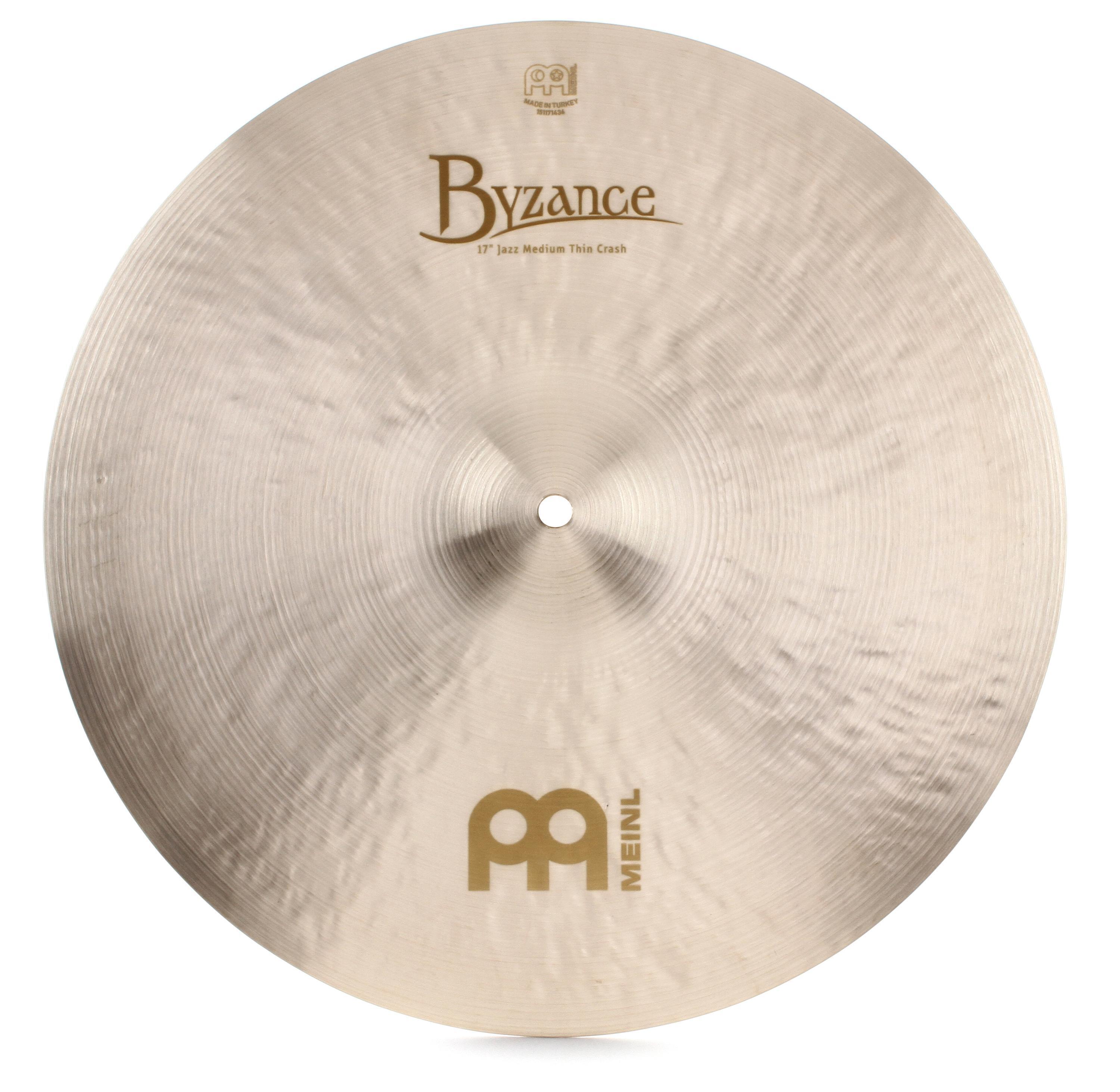 Meinl Cymbals 17 inch Byzance Jazz Medium Thin Crash Cymbal 