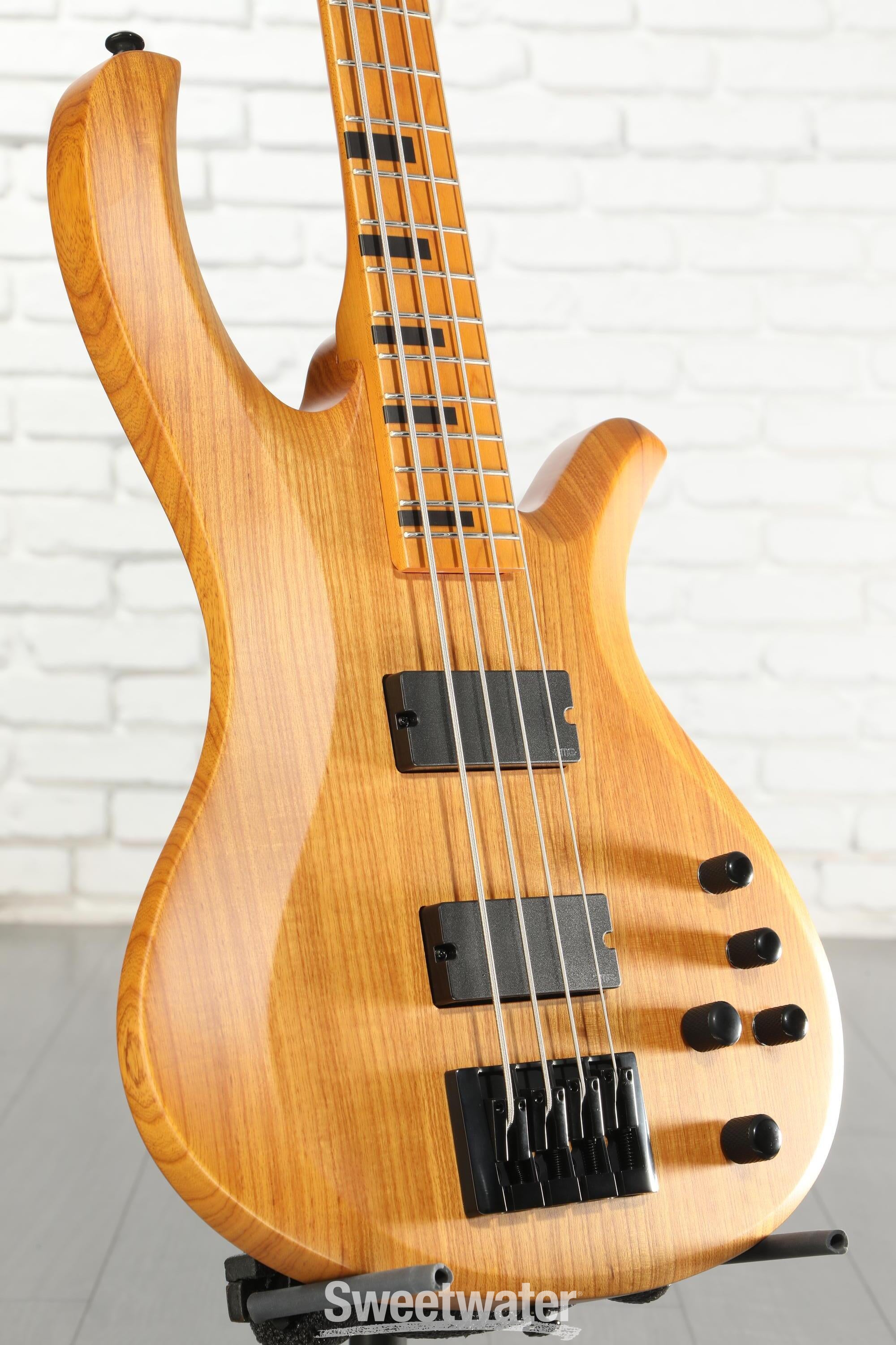 Schecter Session Riot-4 Bass Guitar - Aged Natural Satin | Sweetwater