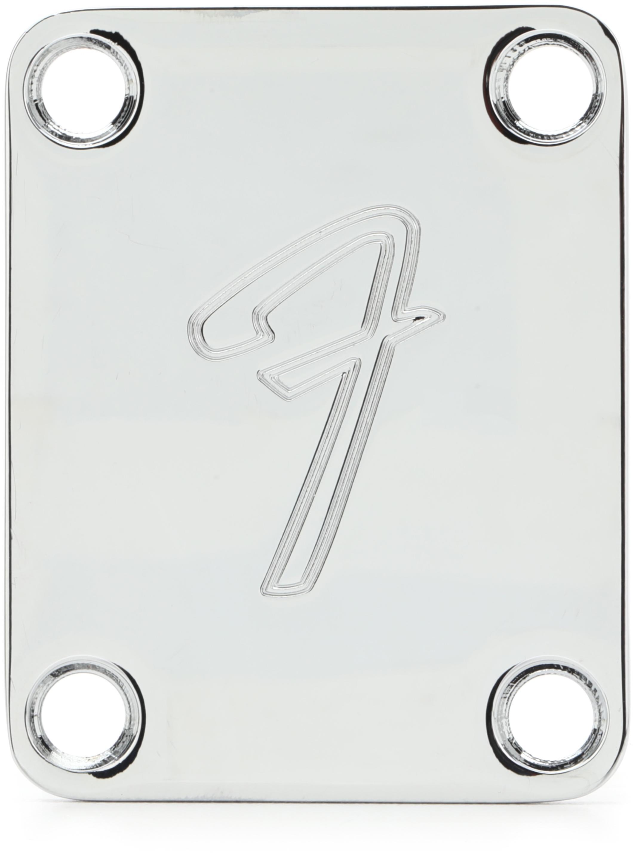 Fender Road Worn Guitar Neck Plate with Hardware | Sweetwater