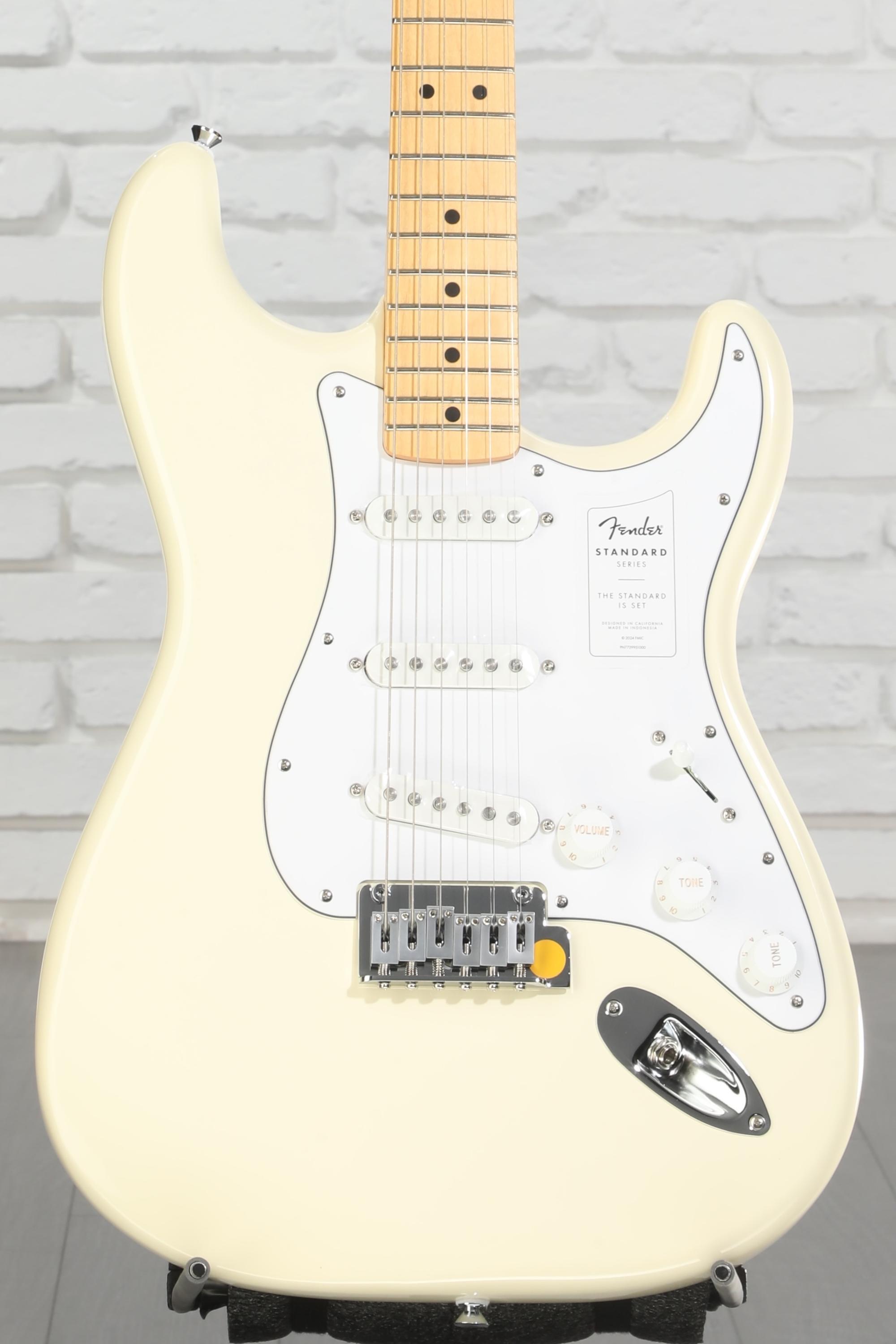 Fender Standard Stratocaster Electric Guitar - Olympic White