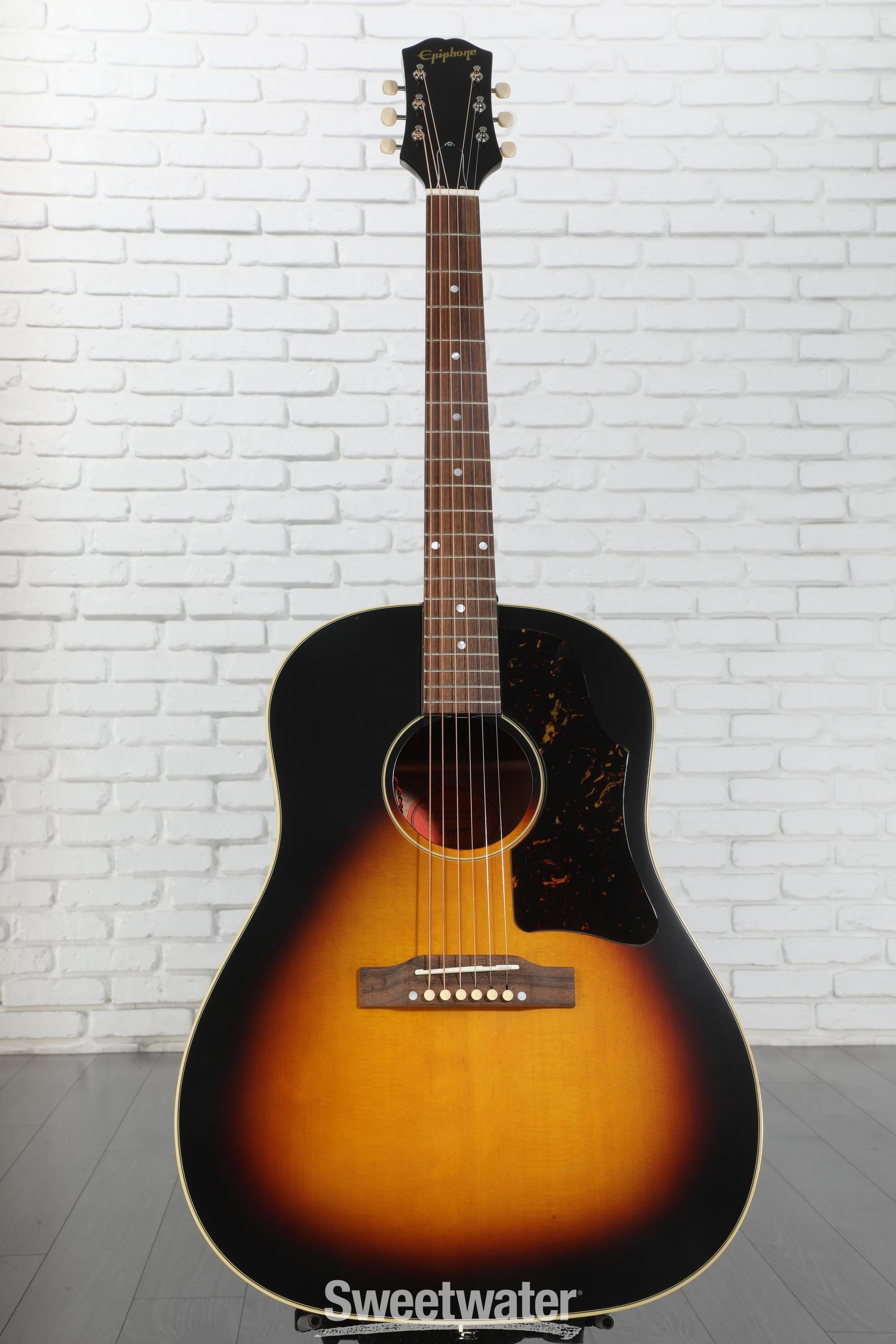 Epiphone J-45 Acoustic Guitar - Aged Vintage Sunburst Gloss