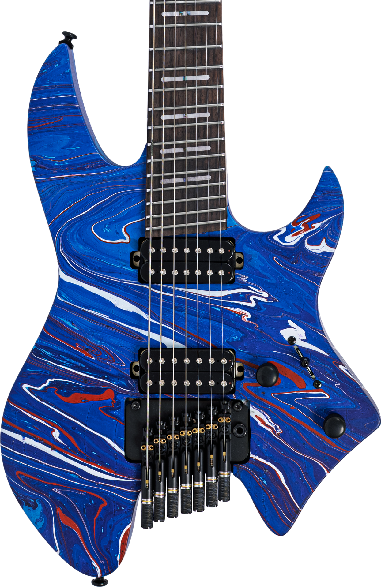 Sire Larry Carlton X6 Headless 7-string Electric Guitar - Blue