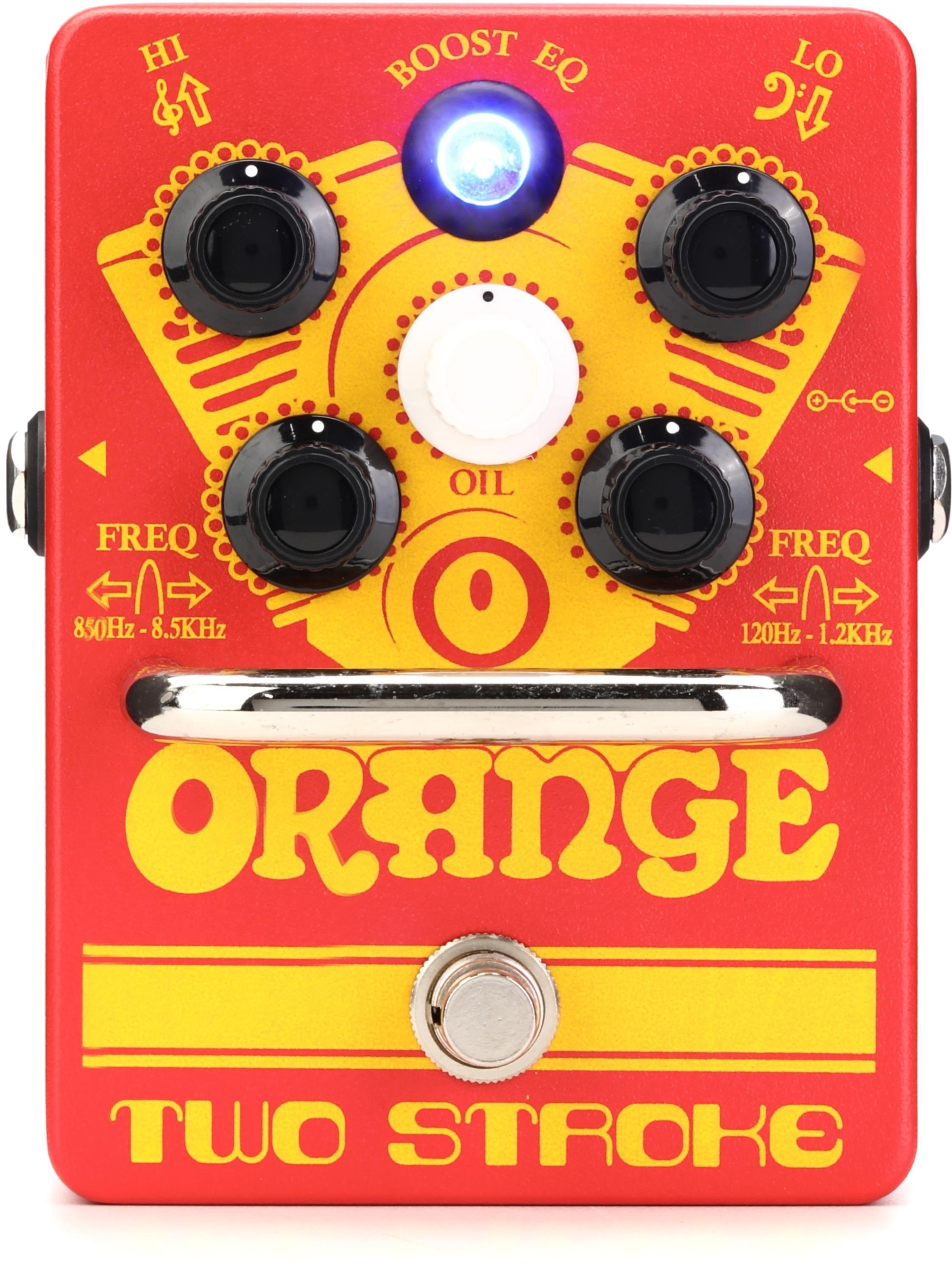 Orange Bax Bangeetar ホワイト Orange Bax Bangeetar Guitar Pre-EQ Pedal - White | Sweetwater
