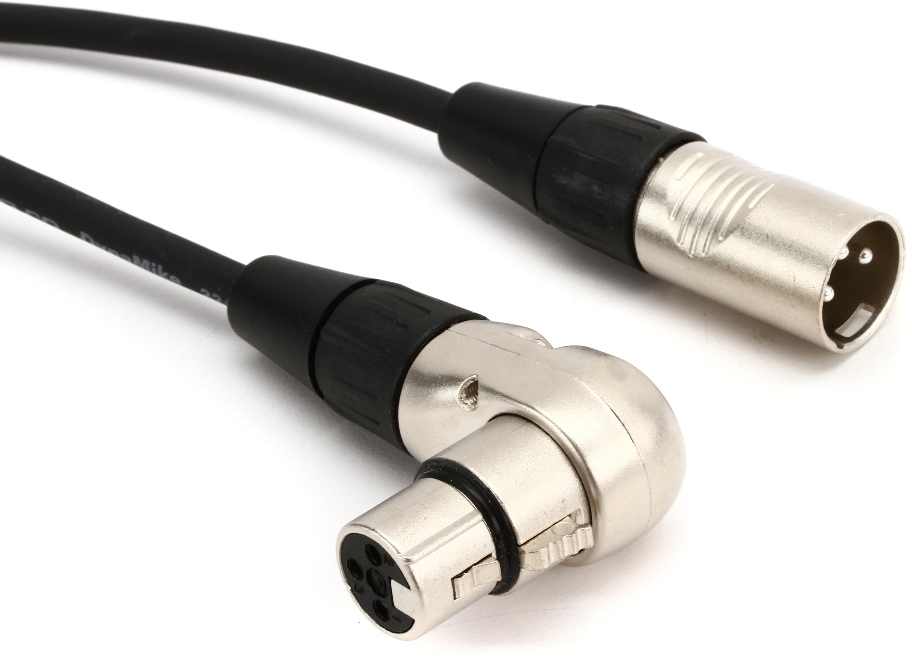 Photo of Pro Co EXMRFRC-25 Excellines Microphone Cable with Right-angled XLR Female End - 25-foot