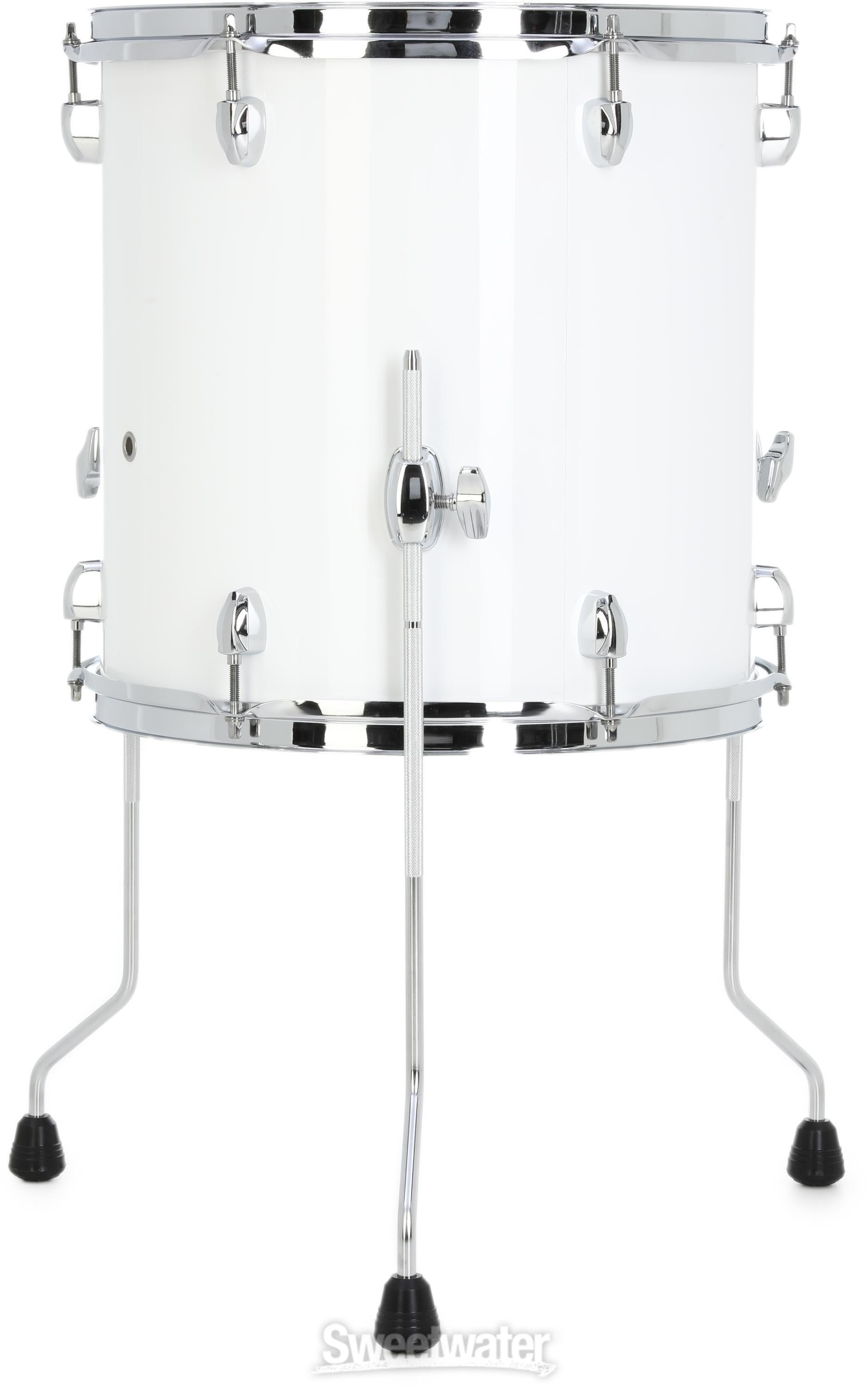 Pearl Export Floor Tom - 14 inches x 14 inches, Pure White