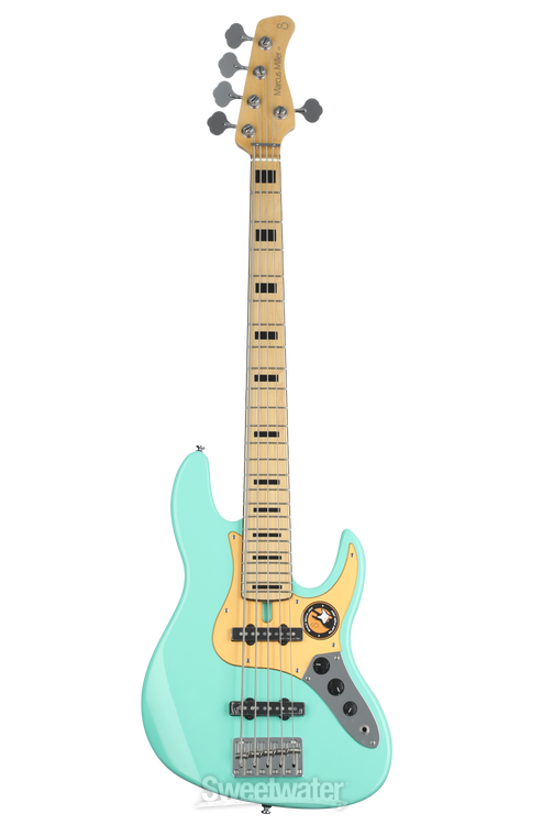 Sire Marcus Miller V5 24 5-string Bass Guitar - Mild Green