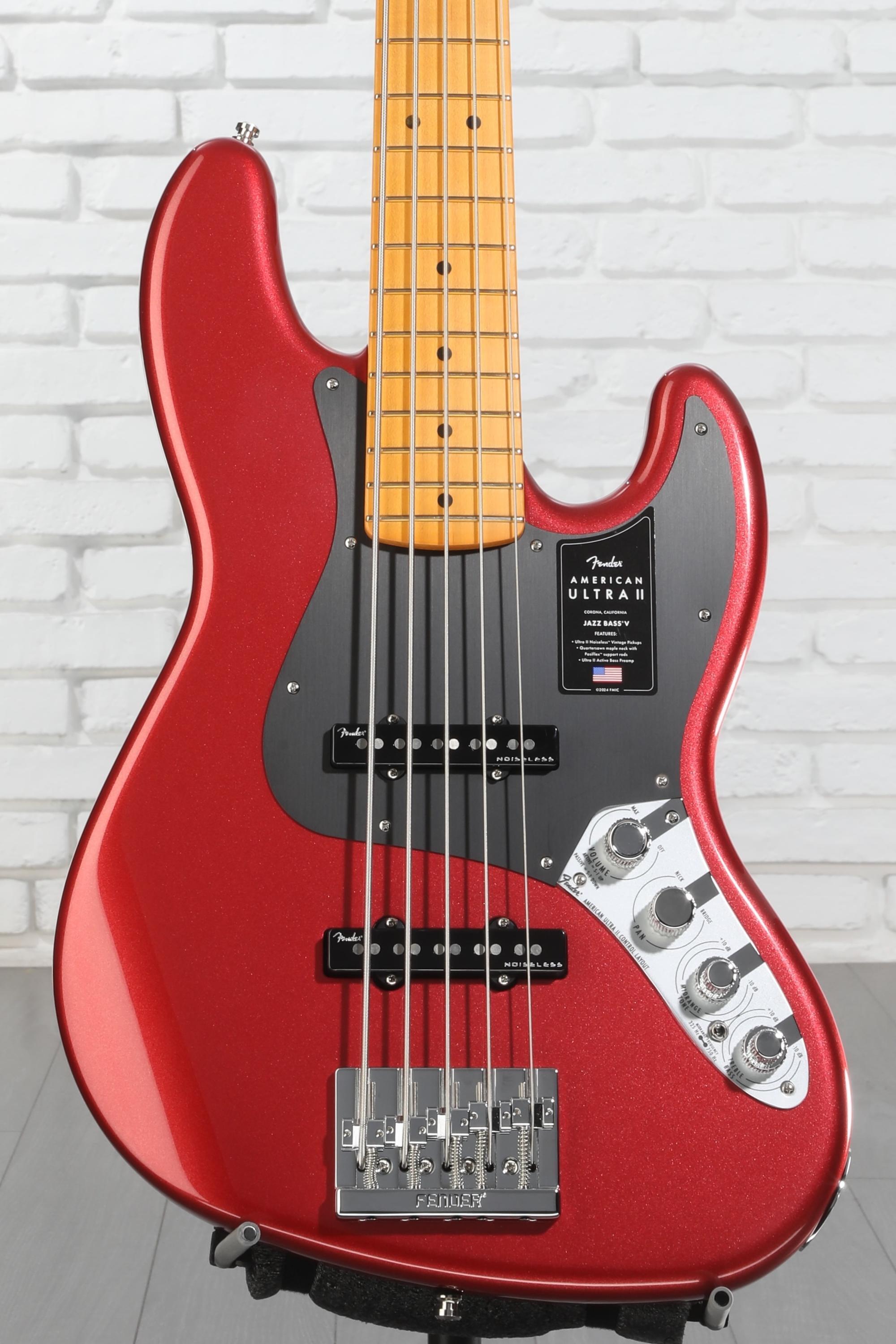 ベース Fender American Ultra Jazz Bass V USA Fender American Ultra Jazz Bass V - Ultraburst with Rosewood