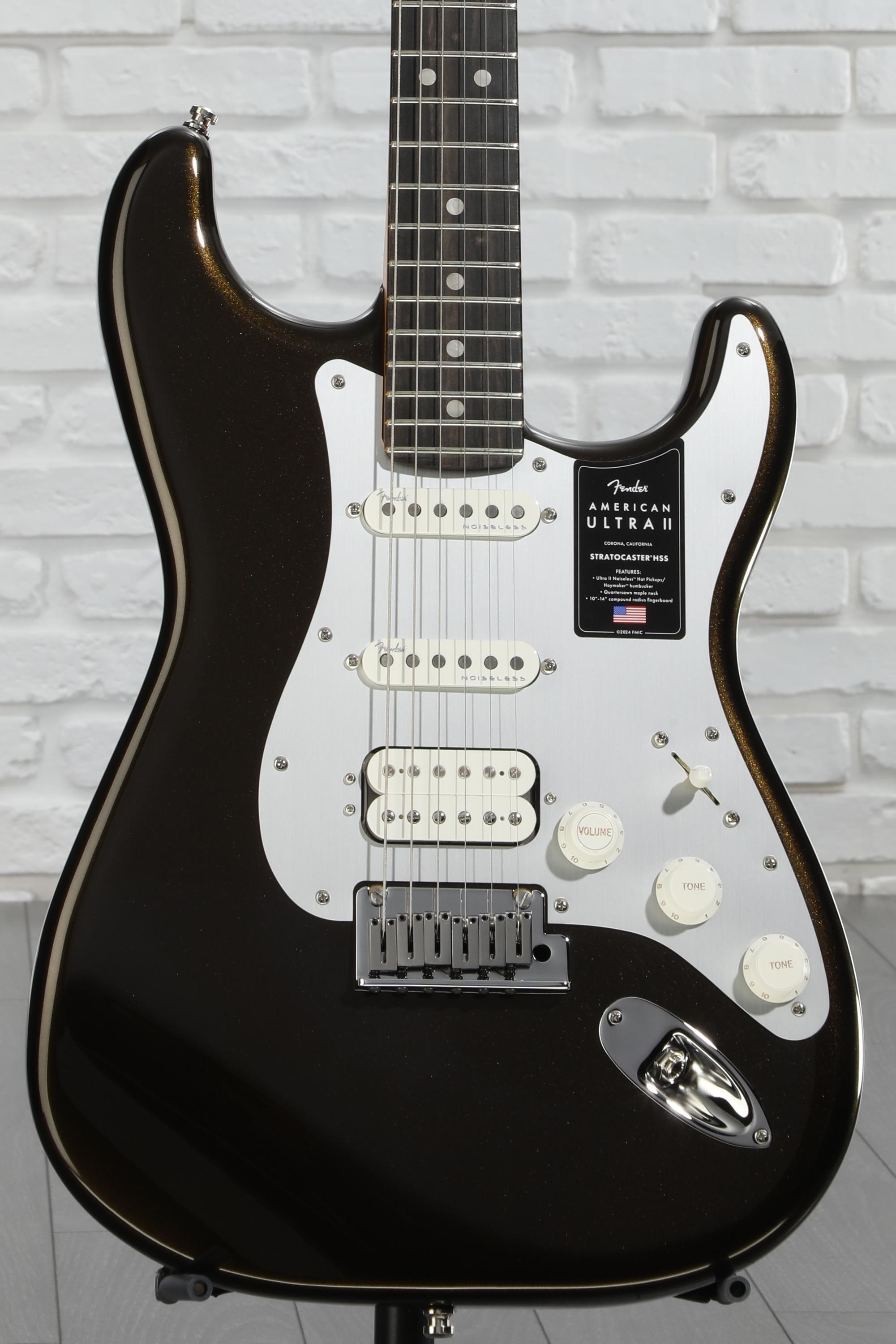 Fender American Ultra II Stratocaster HSS Electric Guitar - Texas