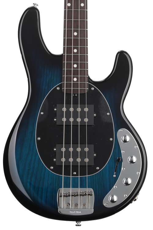 Ernie Ball Music Man StingRay Special 4 HH Bass Guitar - Blue Burst with  Rosewood Fingerboard
