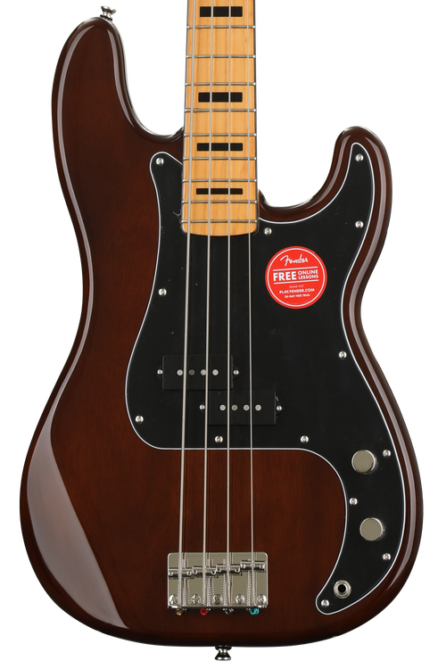 Squier Classic Vibe '70s Precision Bass - Walnut Reviews | Sweetwater