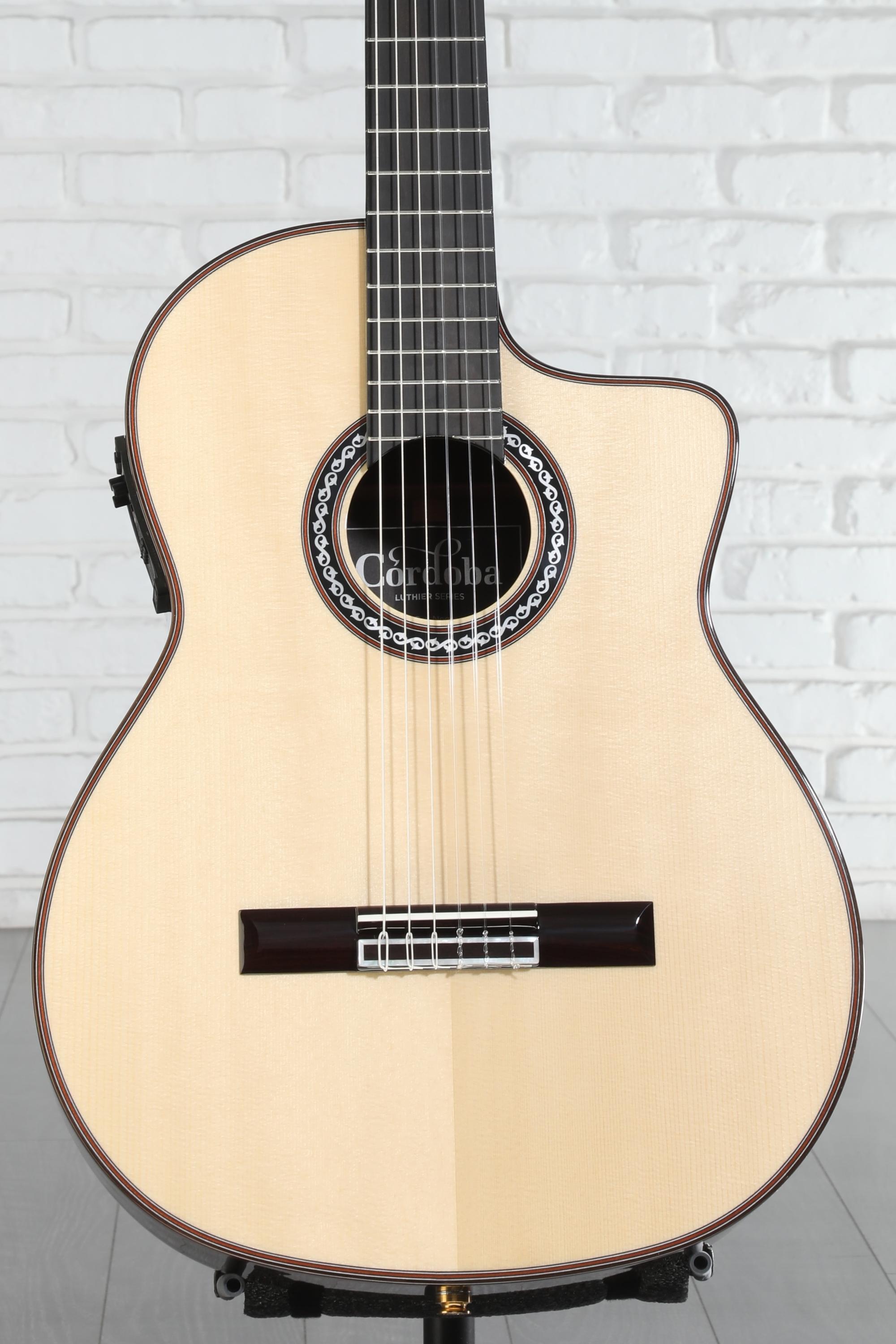 Cordoba GK Pro Negra Nylon String Acoustic-Electric Guitar