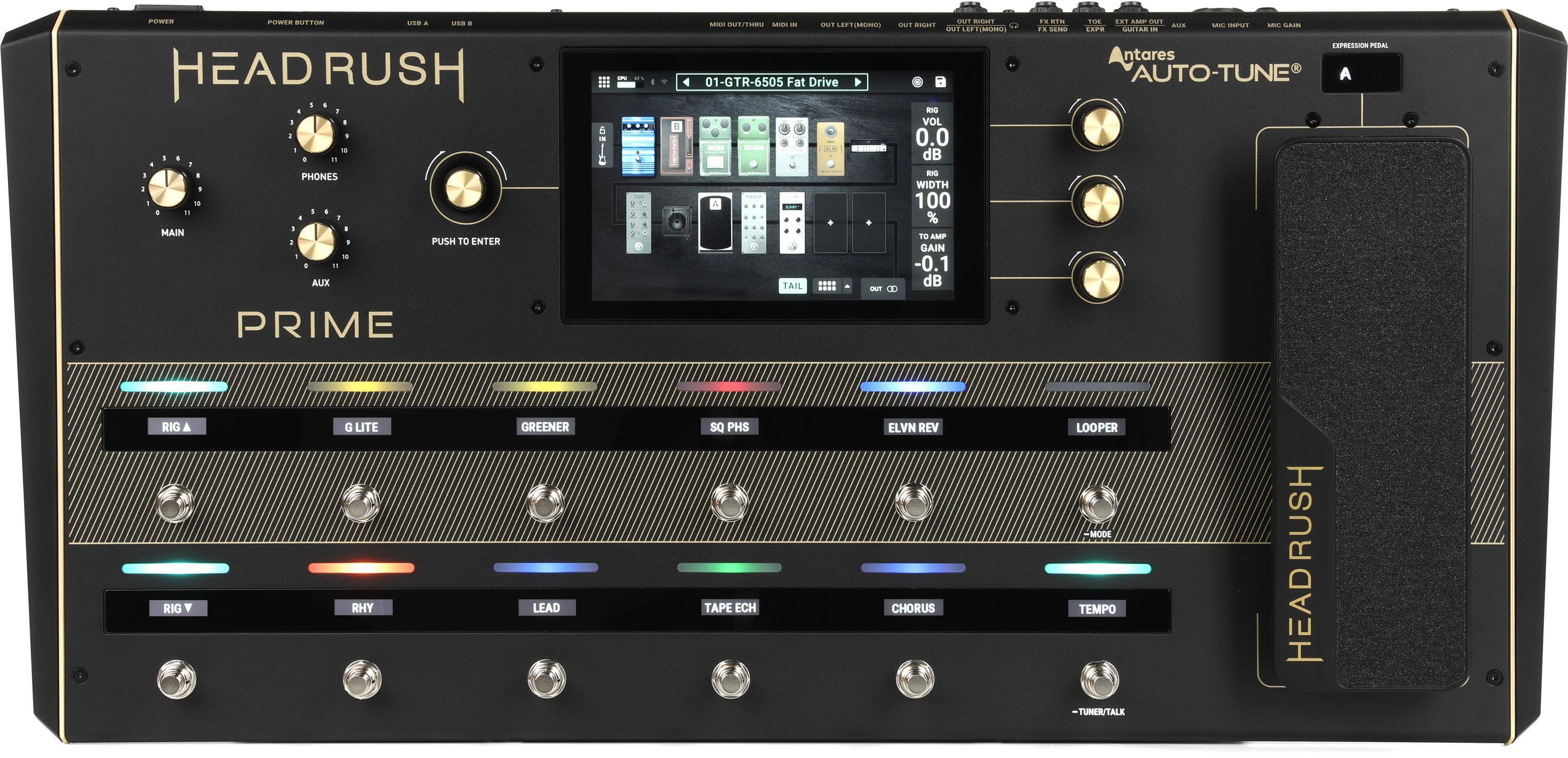 Headrush Prime Guitar Multi-effect/Amp Modeler/Vocal Processor ...