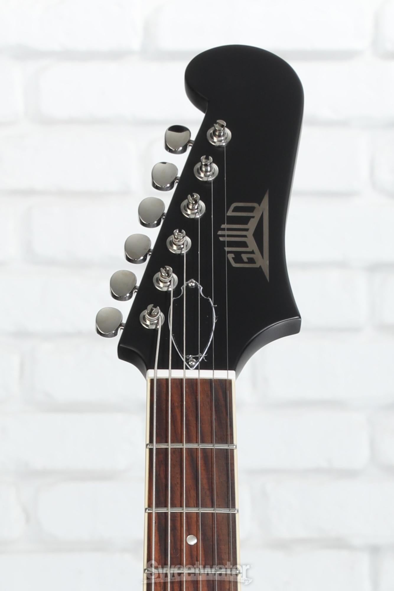 Guild Starfire I Jet 90 Electric Guitar - Satin Black | Sweetwater