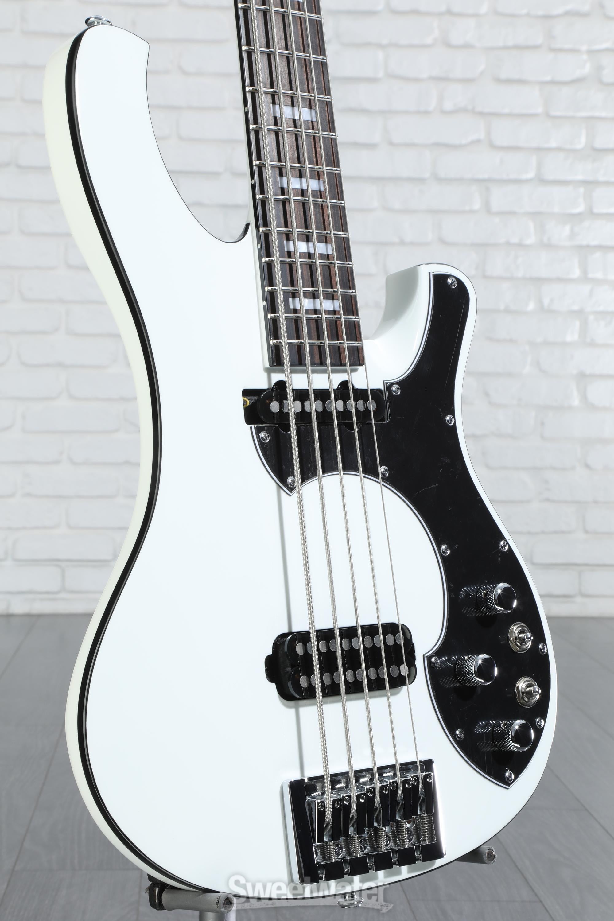 Schecter Stargazer 5 5-string Bass Guitar - Gloss White