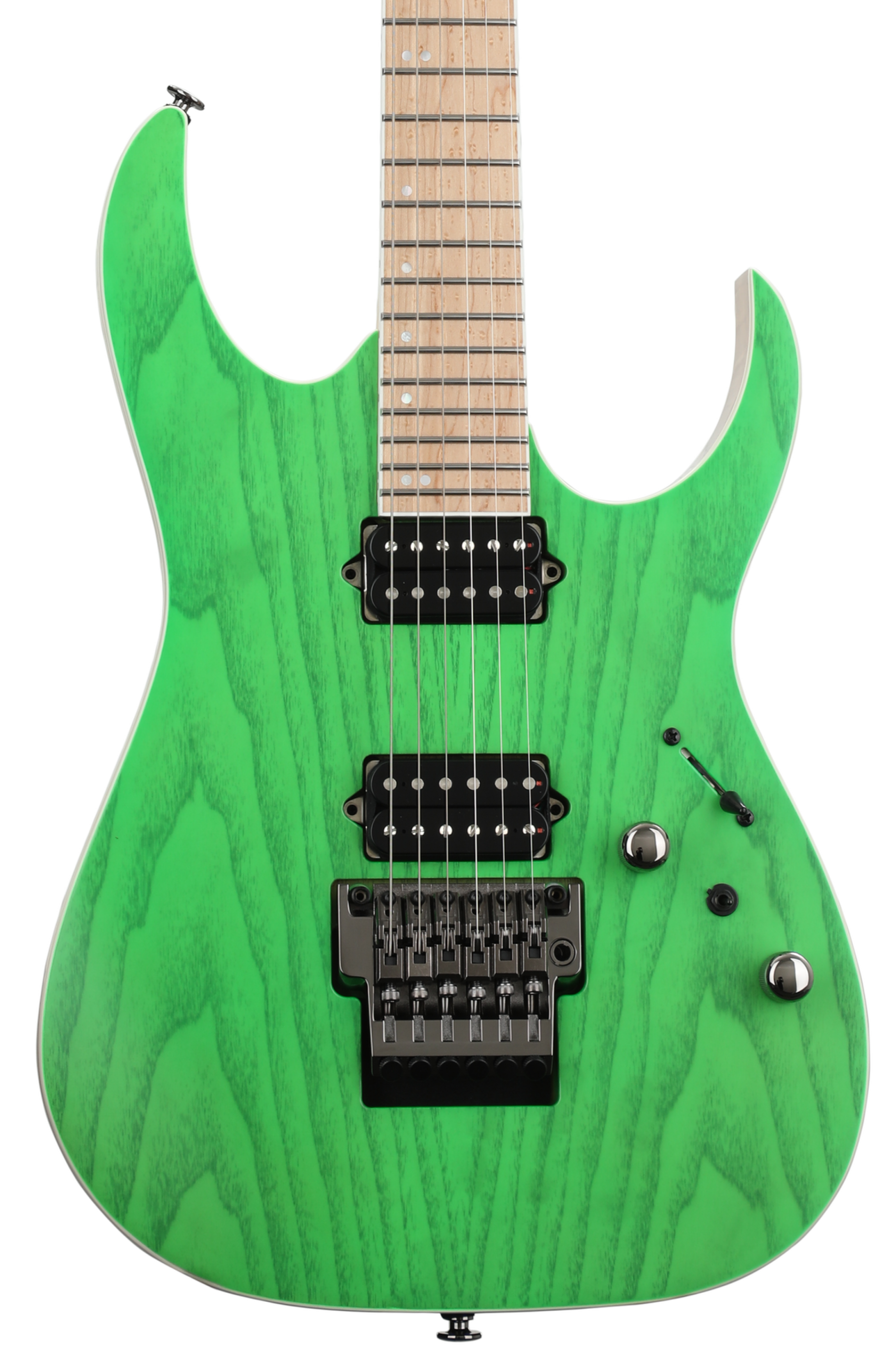Ibanez Prestige RGR5220M - Transparent Fluorescent Green | Sweetwater