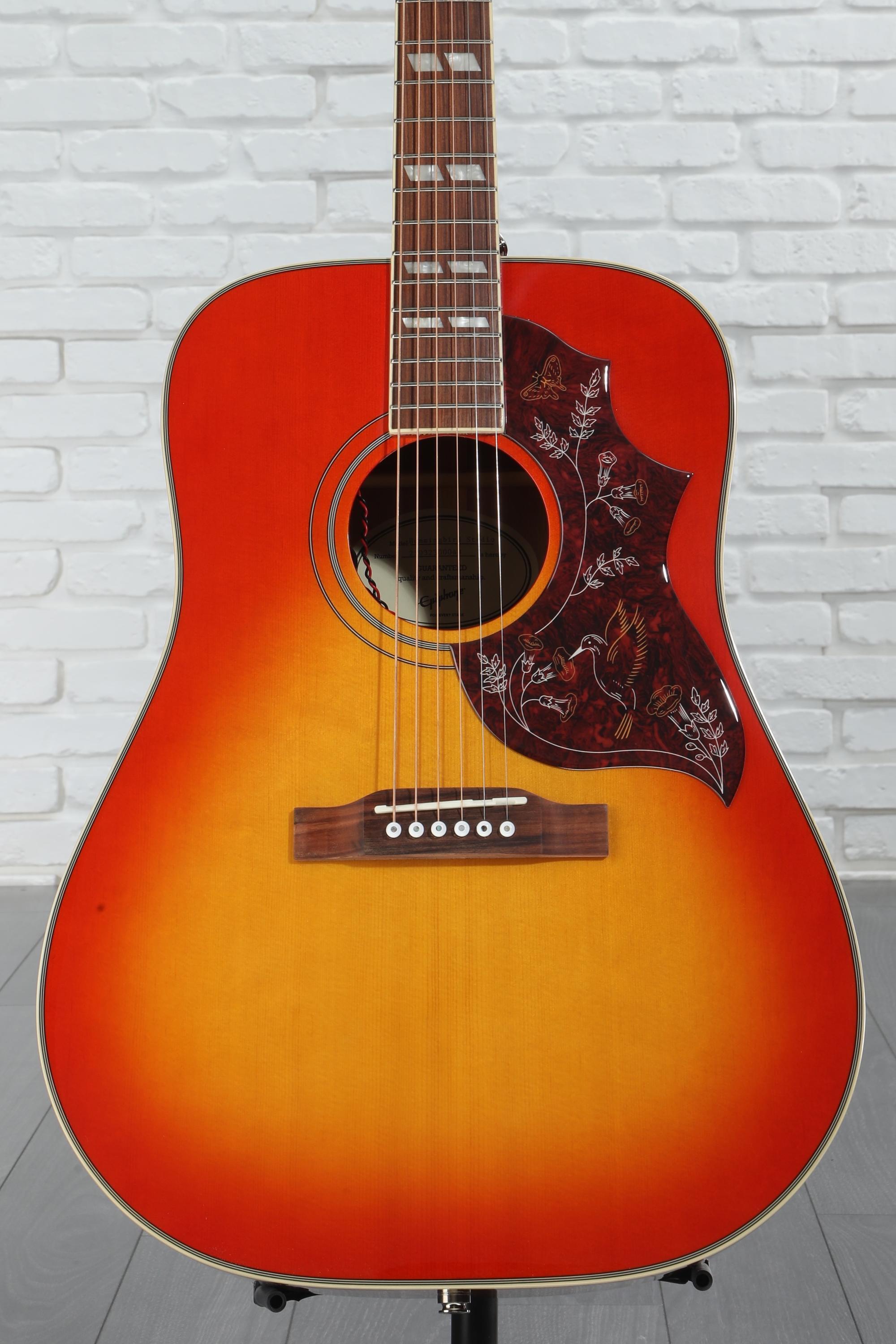 ギター Epiphone Hummingbard/Pro/AW Epiphone Hummingbird Studio Acoustic-Electric Guitar - Faded