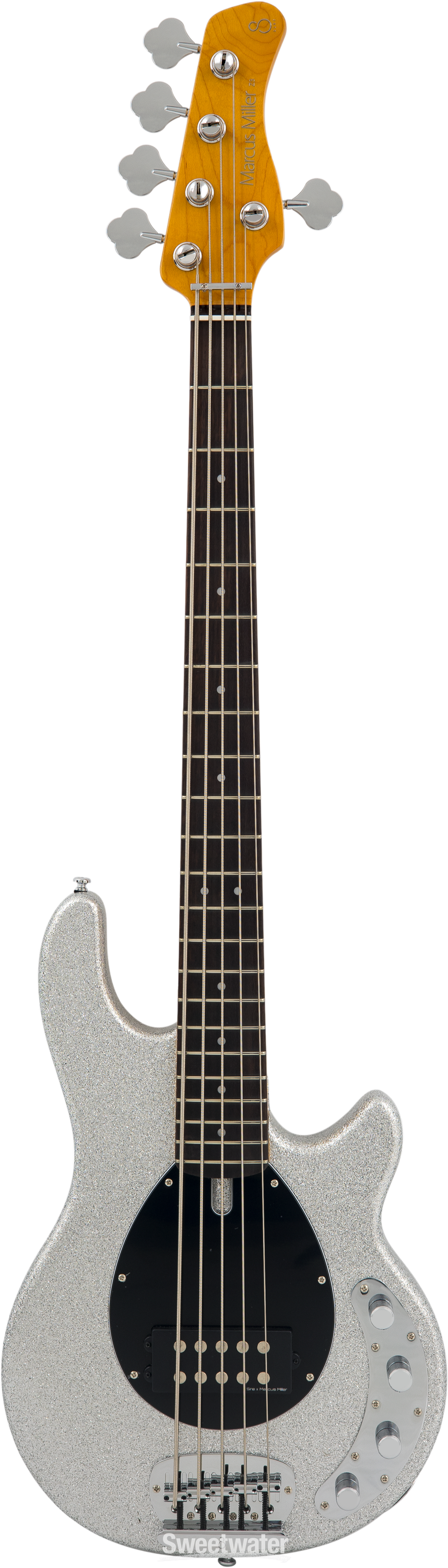 Sire Marcus Miller Z3 5-string Bass Guitar - Silver Sparkle