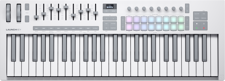 Novation Launchkey 49 MK4 49-key Keyboard Controller - White