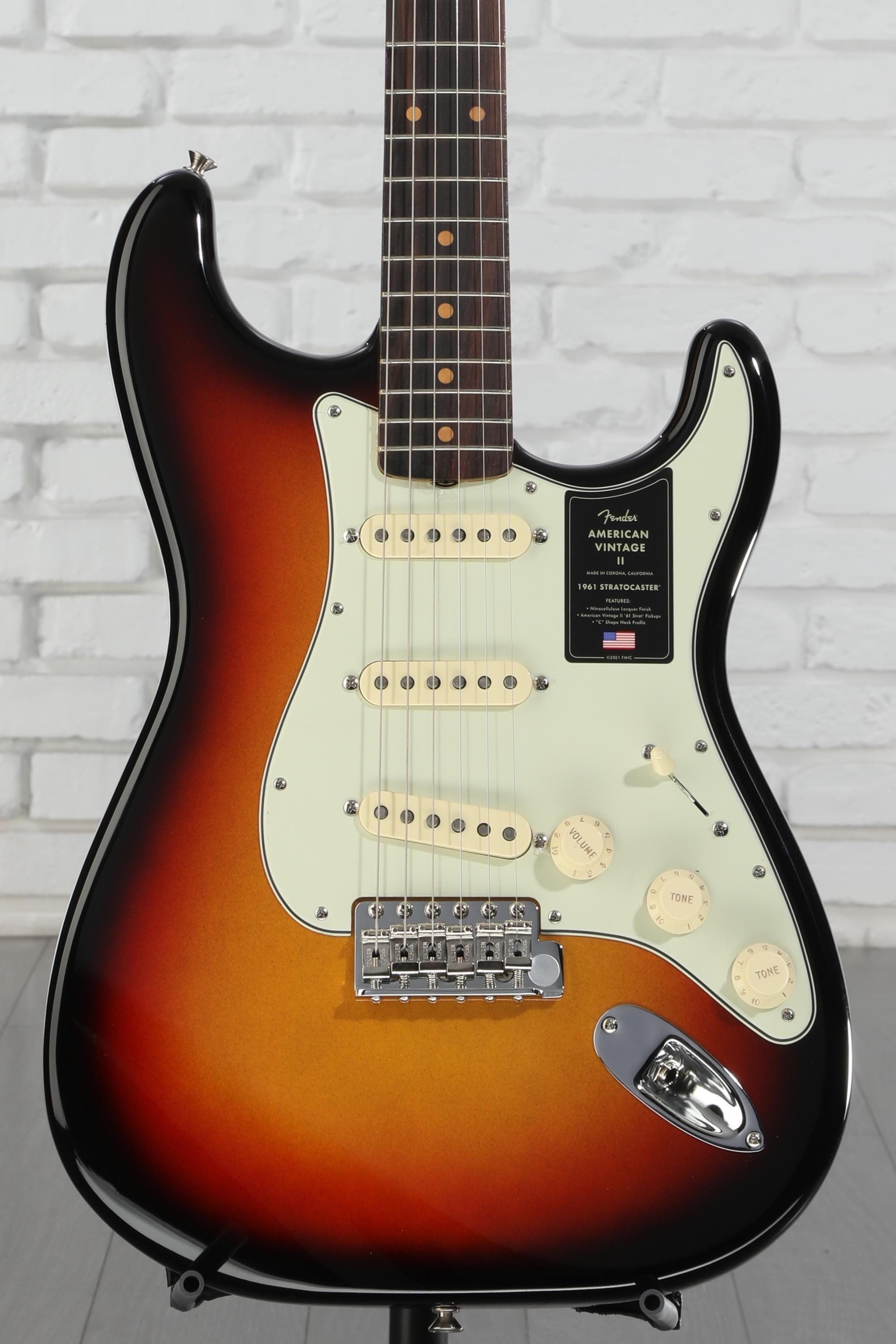 ギター Fender USA Stratocaster American Vintage Fender American Vintage II 1961 Stratocaster Electric Guitar - 3