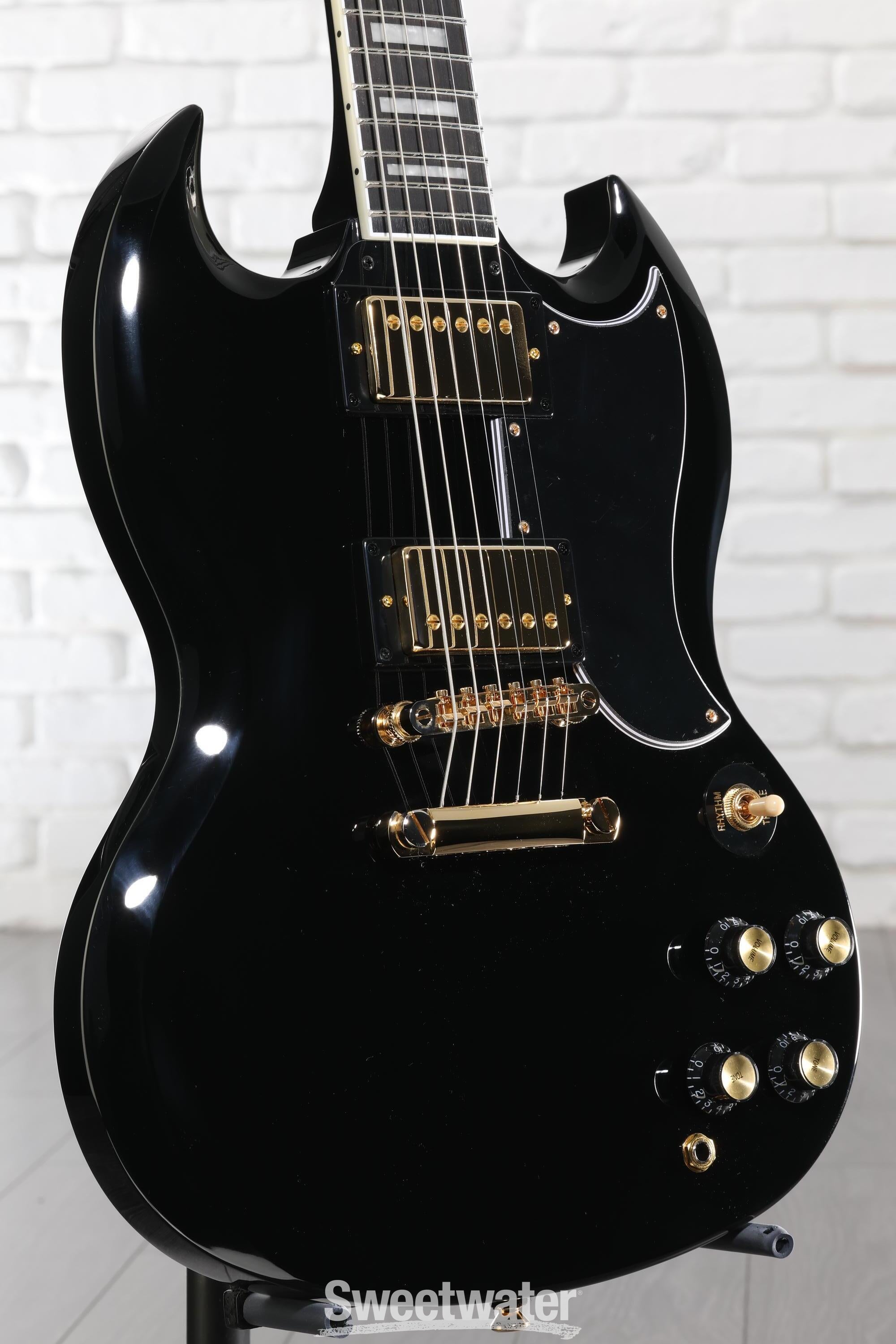 Epiphone SG Custom Electric Guitar - Ebony | Sweetwater