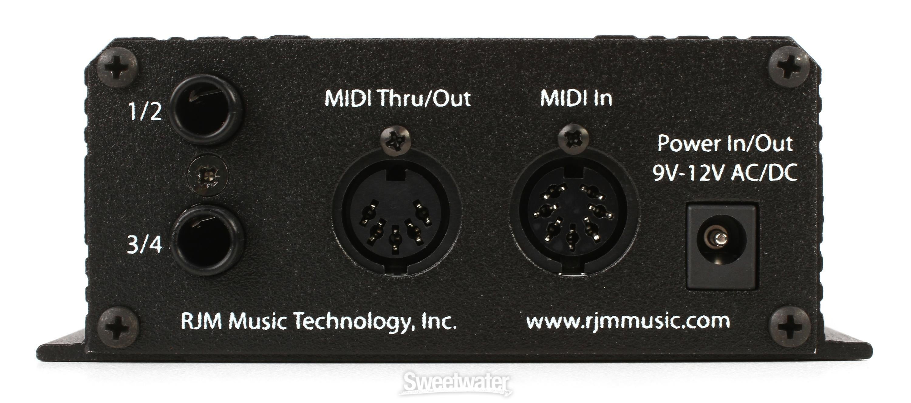 RJM Music Switch Gizmo Amplifier MIDI Interface | Sweetwater