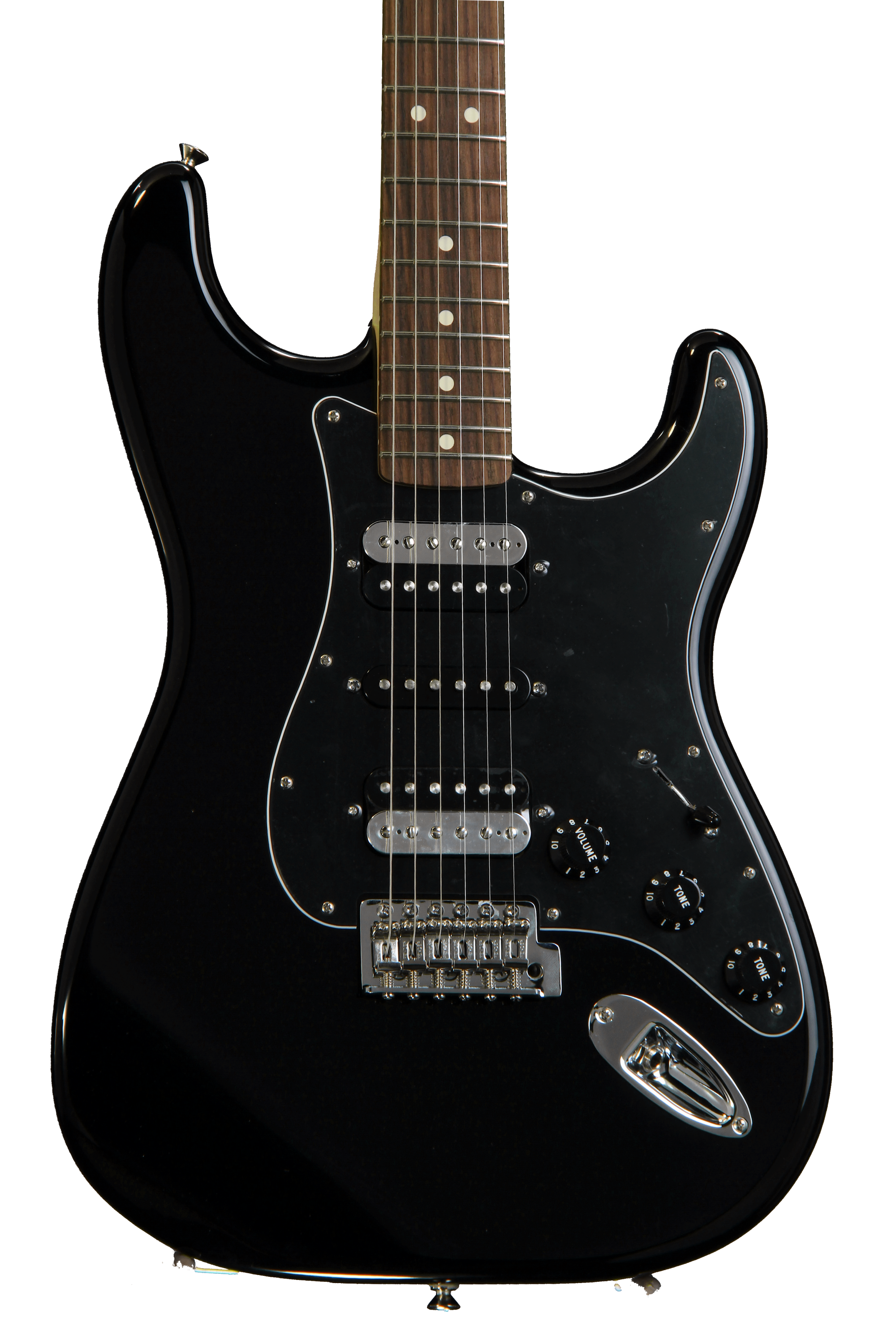 Fender Standard Stratocaster HSH - Black with Rosewood Fingerboard