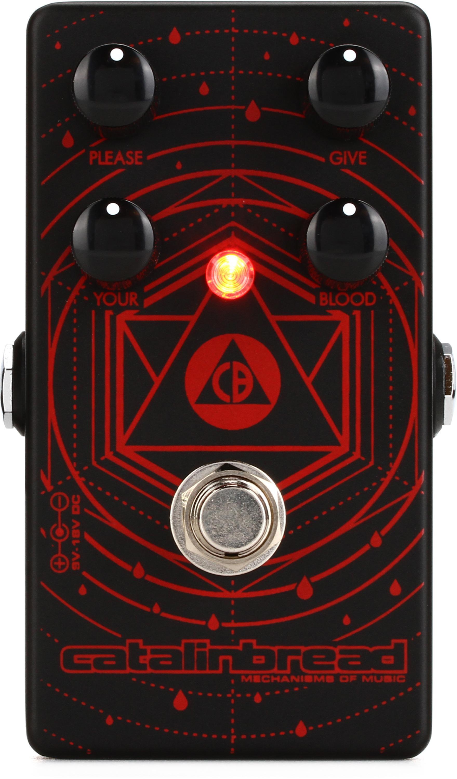 Catalinbread Blood Donor Fuzz Pedal - Limited Edition Black