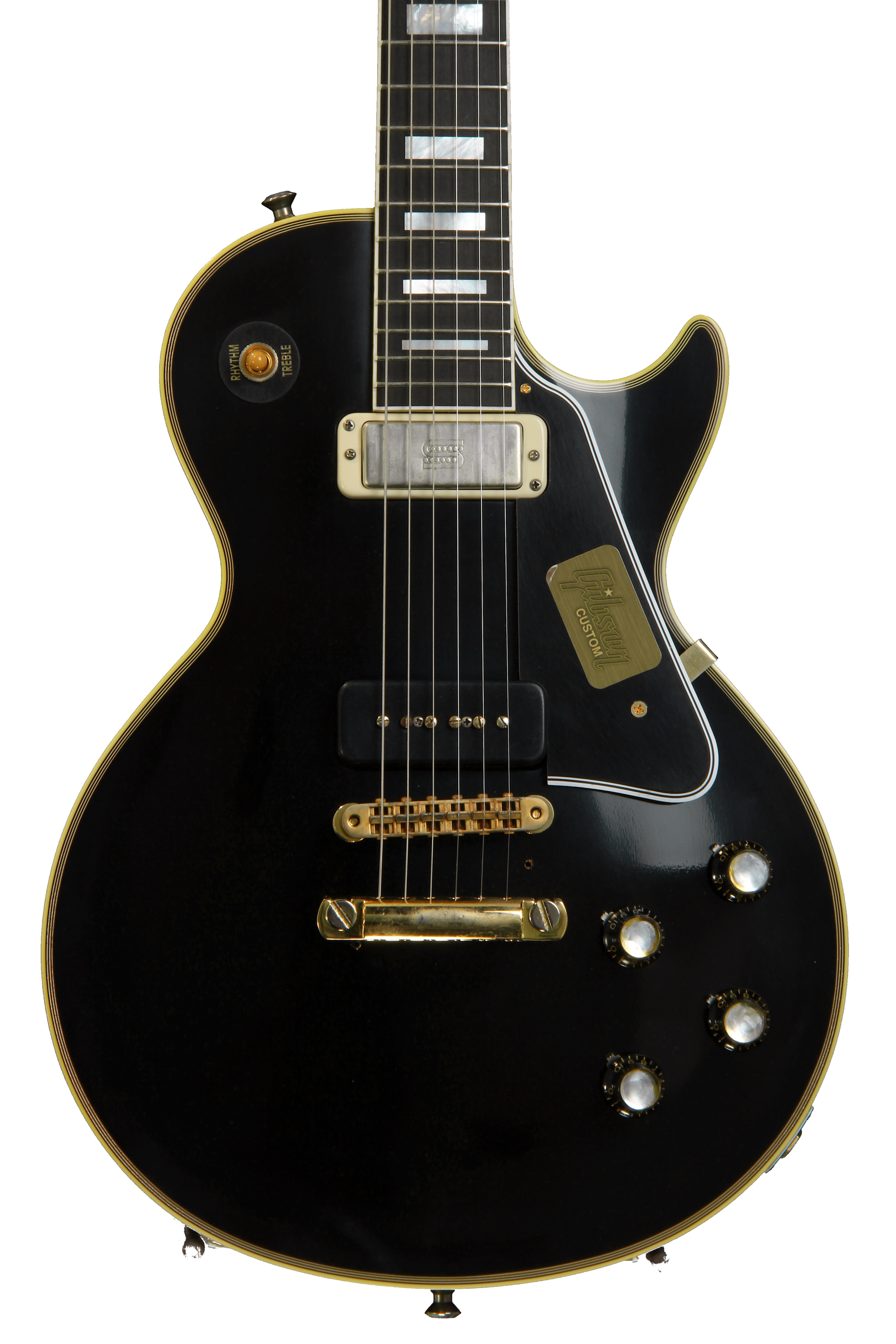 Gibson Custom Robby Krieger 1954 Les Paul Custom - Lamp Black, VOS