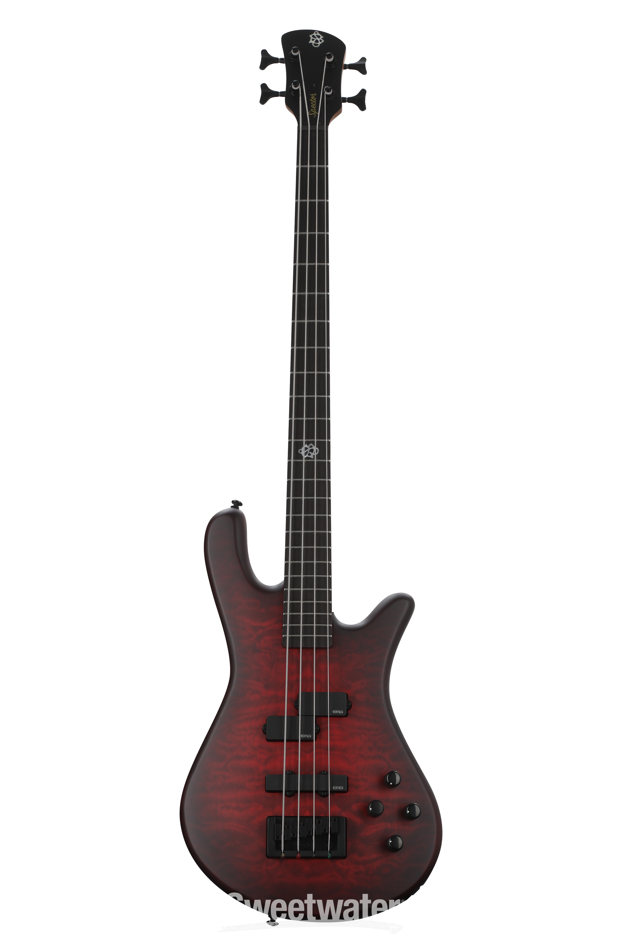 Spector NS Pulse II 4 Bass Guitar - Black Cherry | Sweetwater