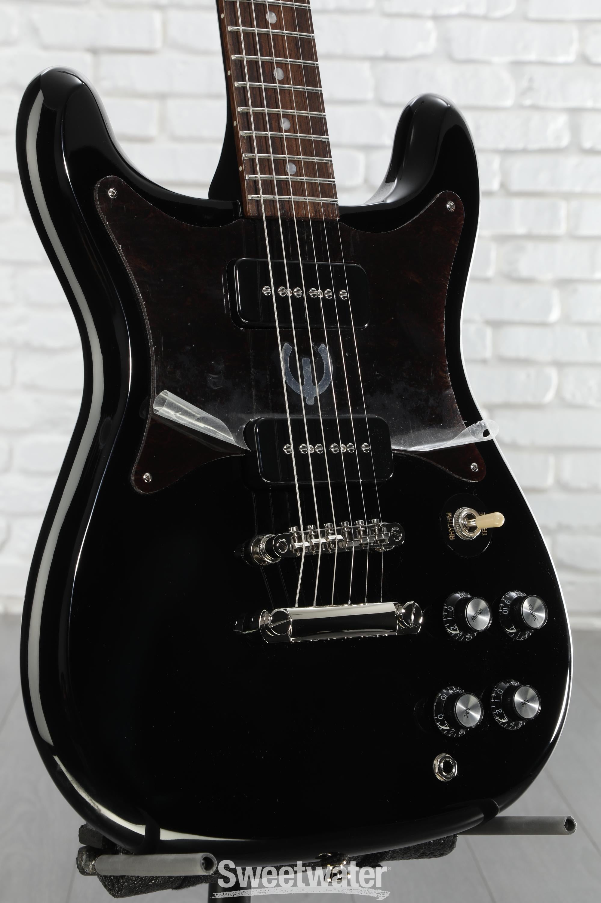 Epiphone Wilshire P-90s Electric Guitar - Ebony | Sweetwater