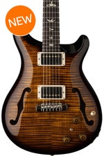 Photo of PRS Hollowbody II Piezo Electric Guitar - Black Gold Wraparound Burst, 10-Top