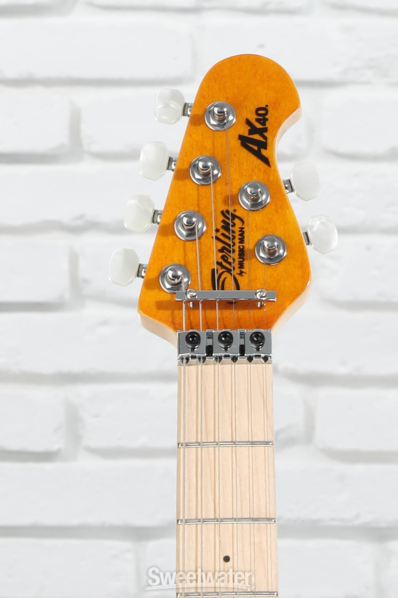 ギター Sterling by Musicman AX-40 Sterling by Music Man AX40 Electric Guitar Transparent Gold