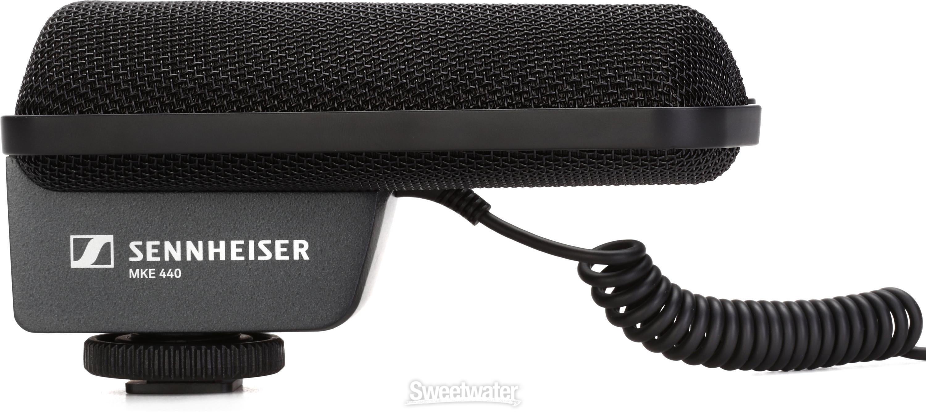 Sennheiser MKE 440 Camera-mount Stereo Shotgun Microphone | Sweetwater
