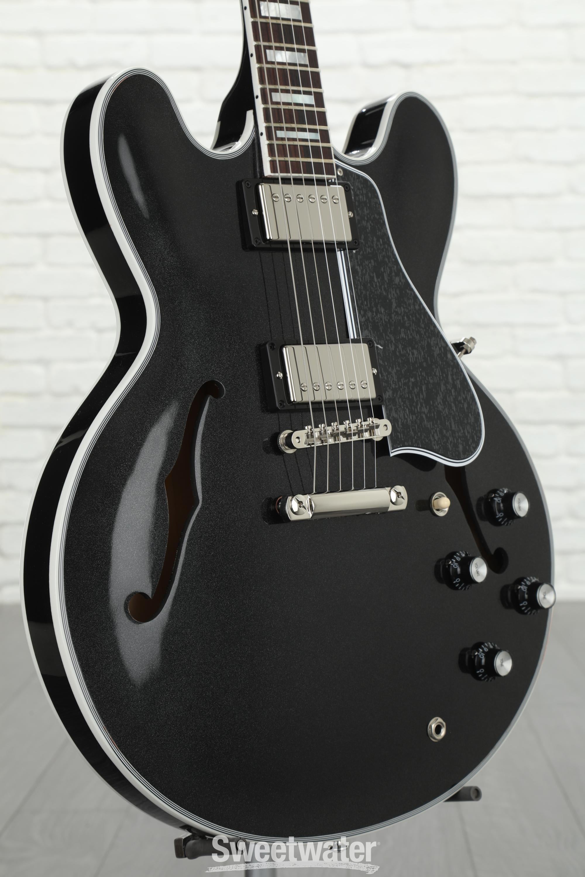 Gibson ES-355 Gloss 2019 - Graphite Metallic | Sweetwater