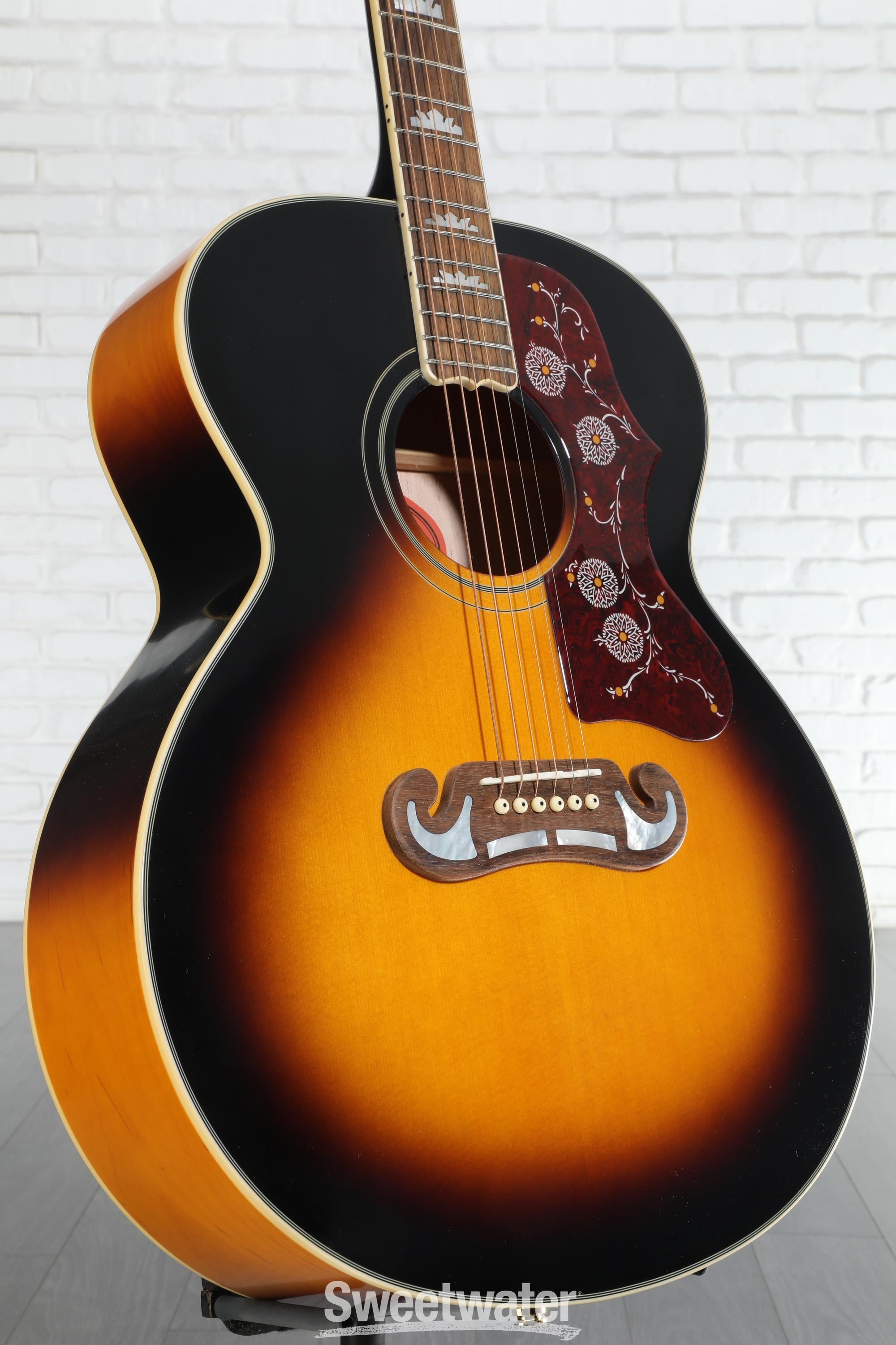 Epiphone J-200 Acoustic-electric Guitar - Aged Vintage Sunburst