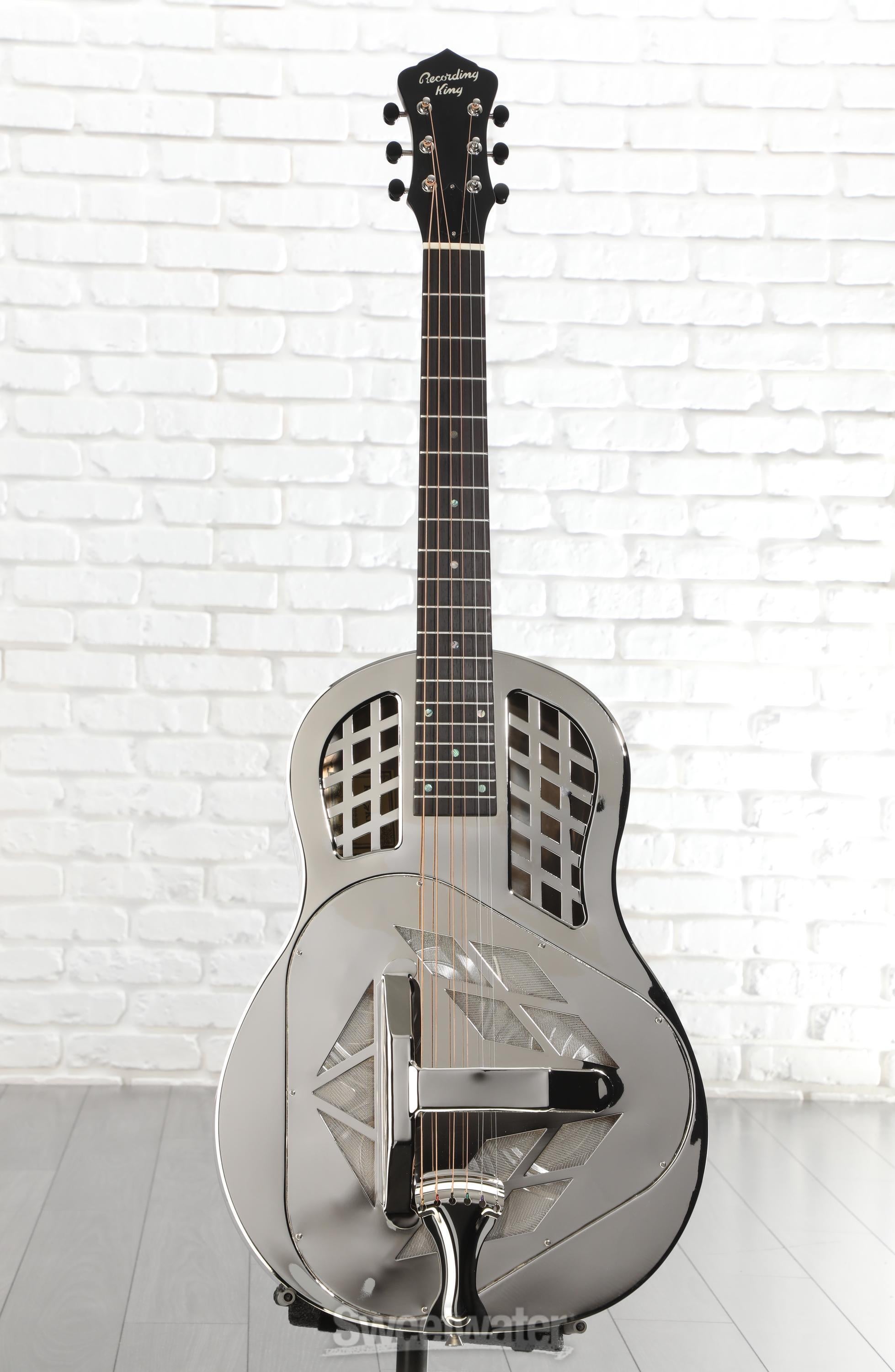 Recording King Tricone Resonator Guitar - Roundneck | Sweetwater