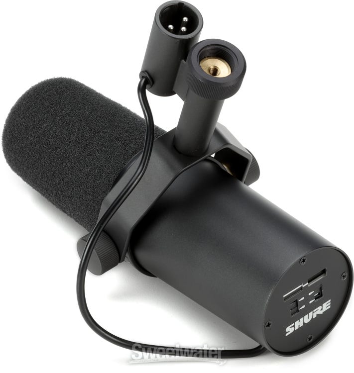 Shure SM7B Cardioid Dynamic Vocal Microphone
