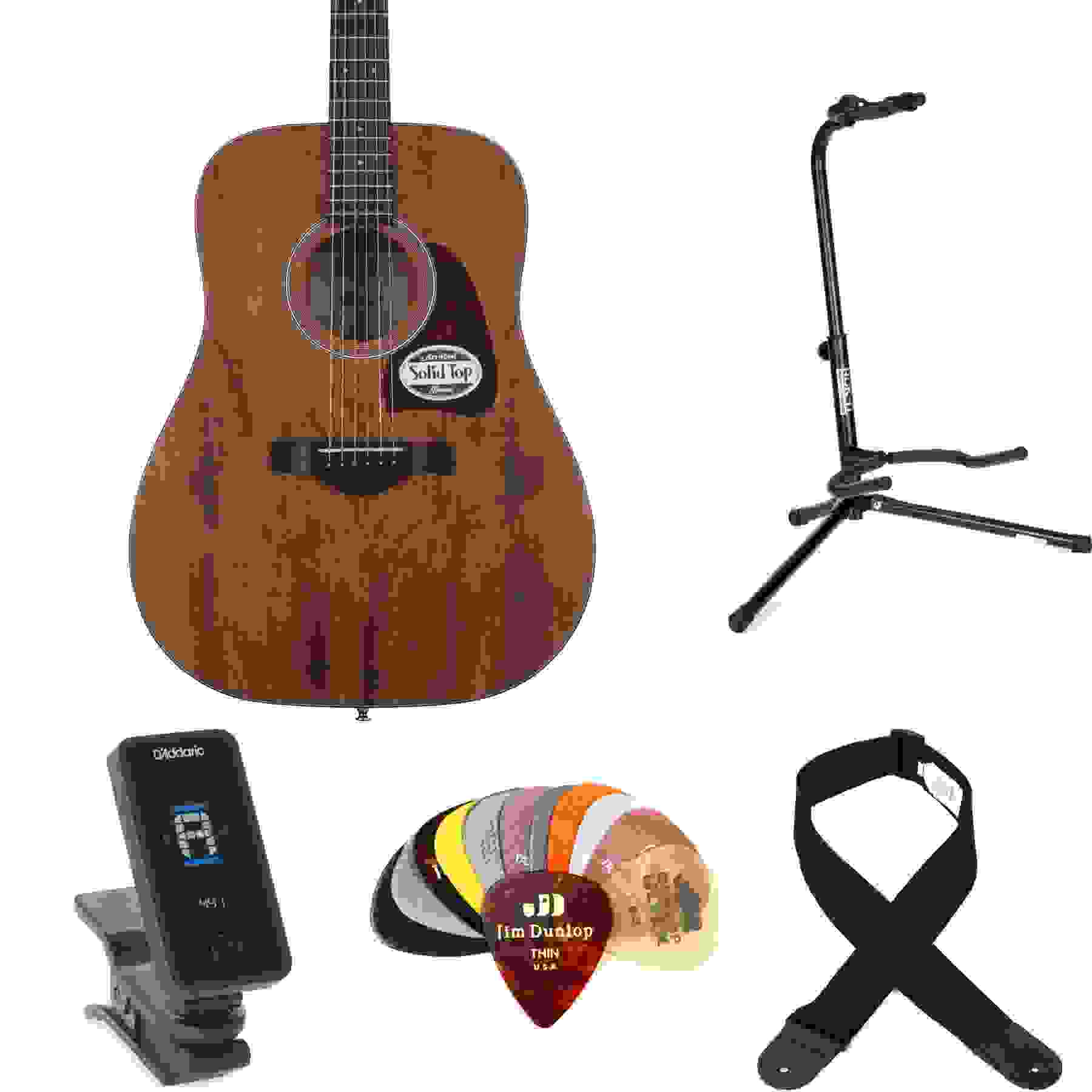 Ibanez AW54 Essentials Bundle - Open Pore Natural