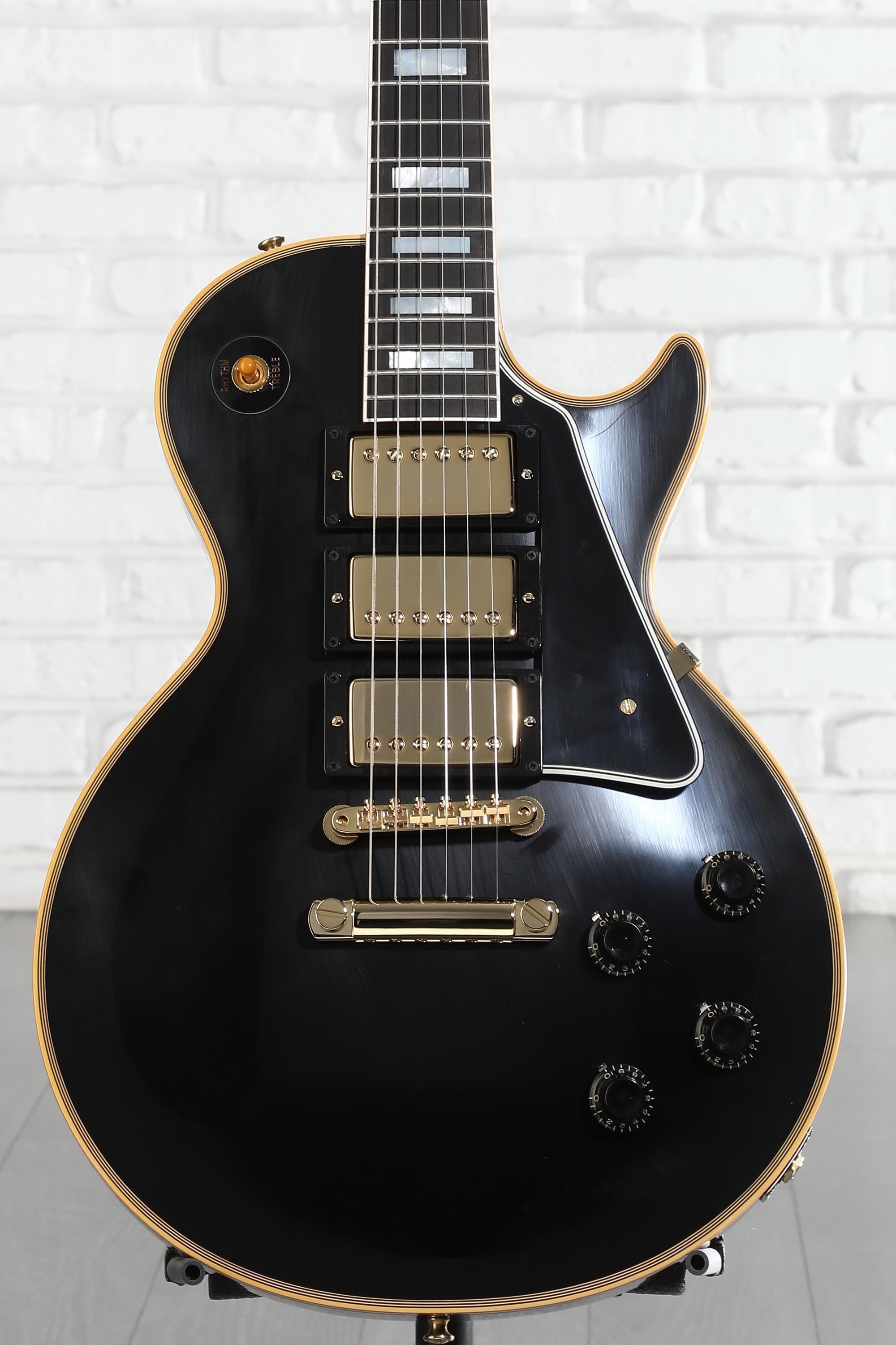 Gibson Custom 1957 Les Paul Custom Reissue Electric Guitar - Ebony