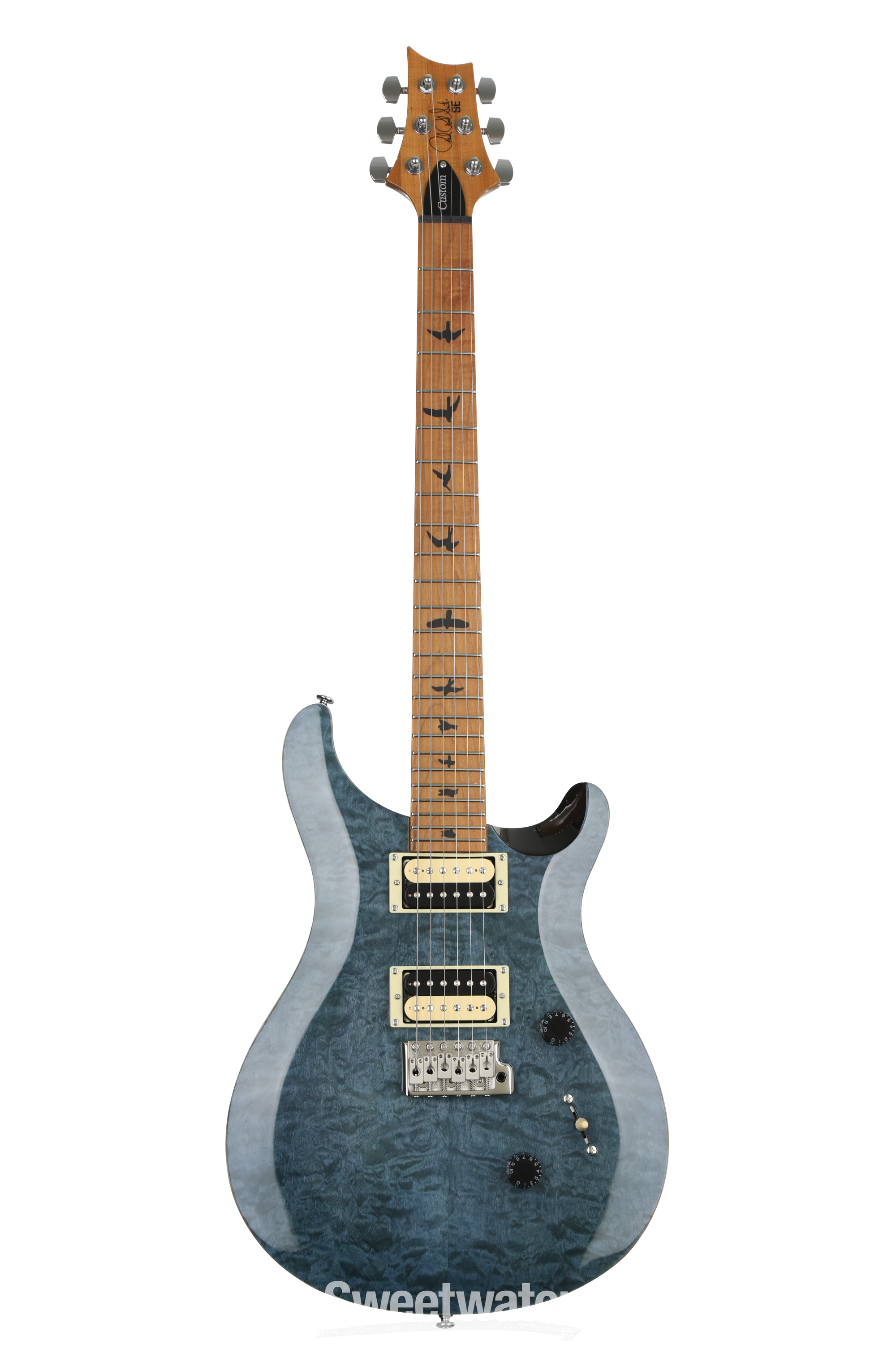 PRS SE Custom 24 Limited Edition - Whale Blue with Roasted Maple Neck
