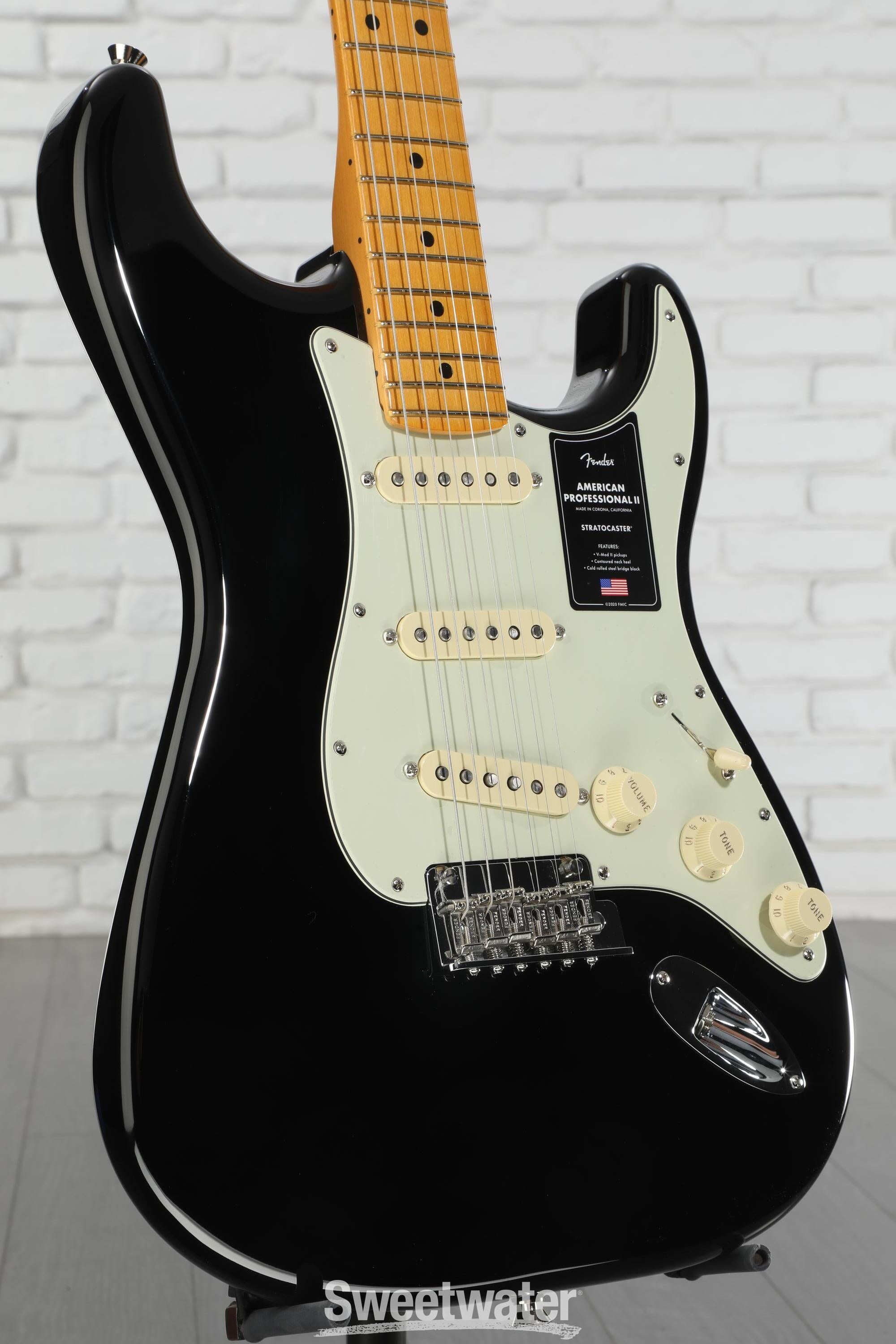 Fender American Professional II Stratocaster - Black with Maple