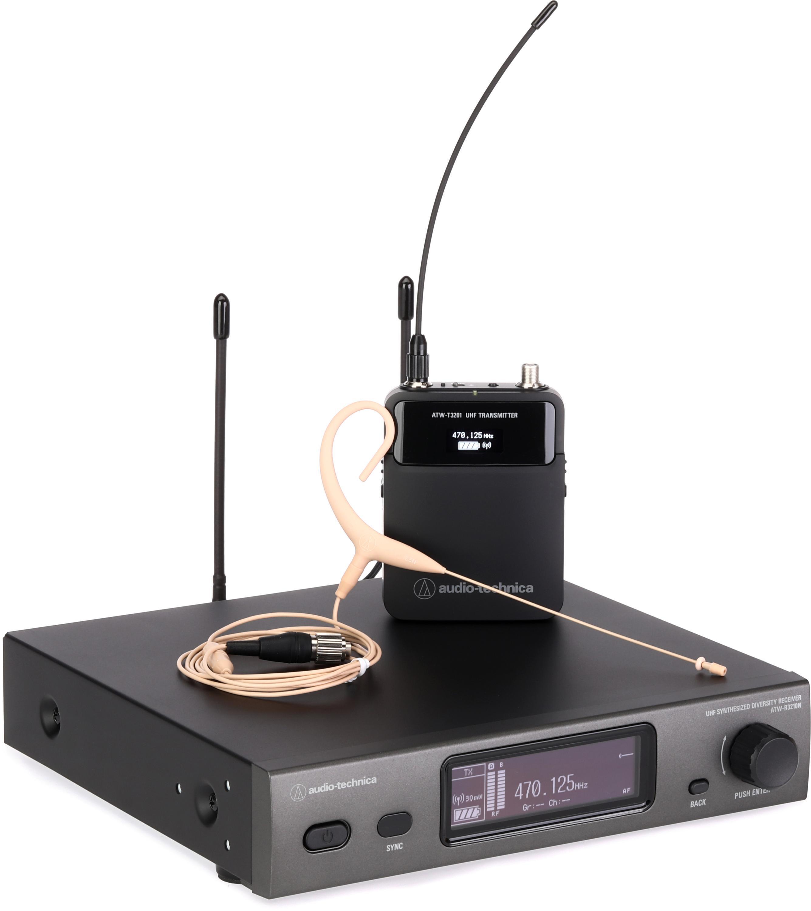 Photo of Audio-Technica ATW-3211N/892xTH Wireless Headworn Microphone System - DE2 Band