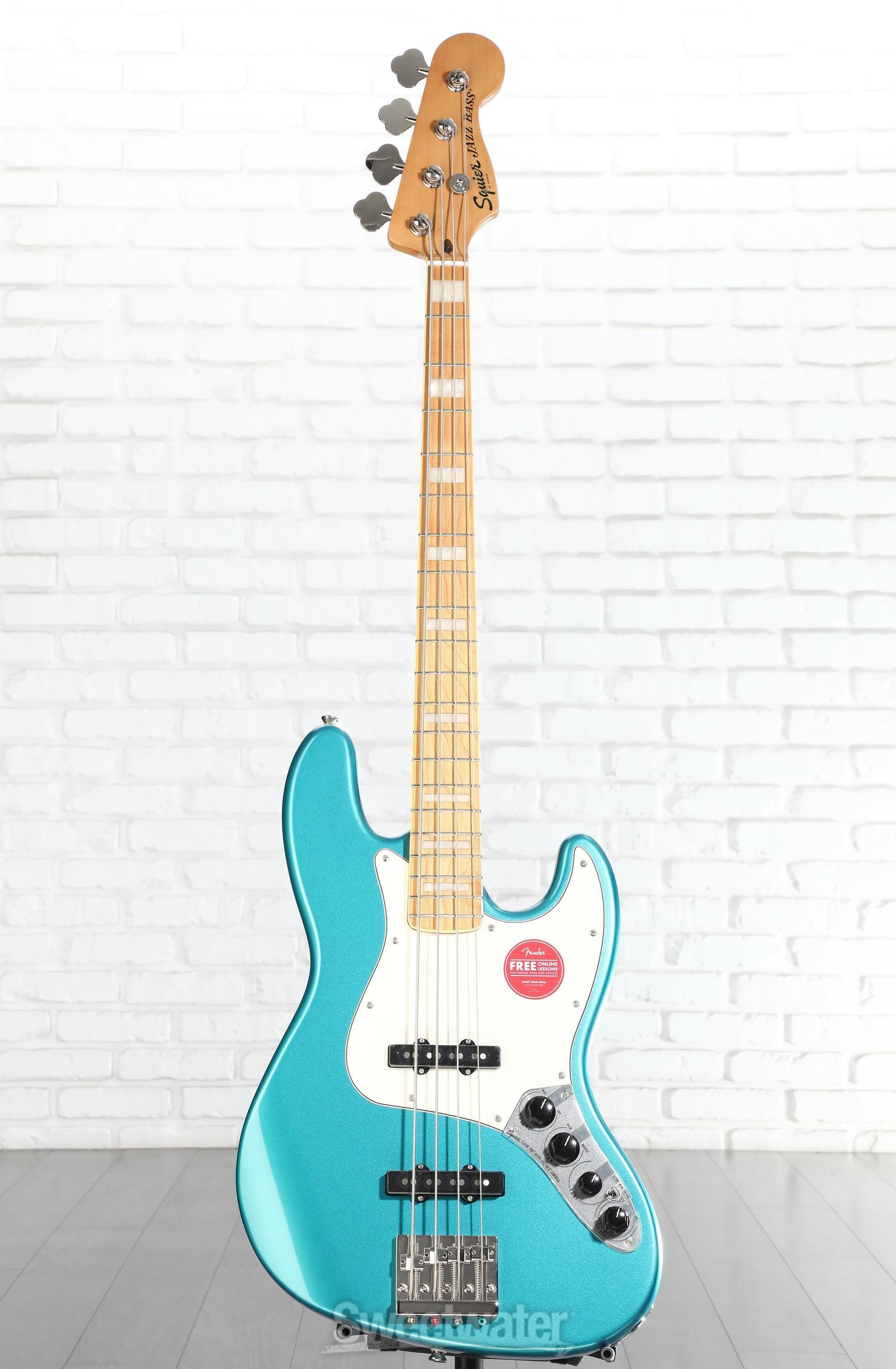 Squier Classic Vibe Active '70s Jazz Bass - Ocean Turquoise