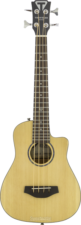 Traveler Guitar Redlands Mini Spruce Acoustic Bass - Natural