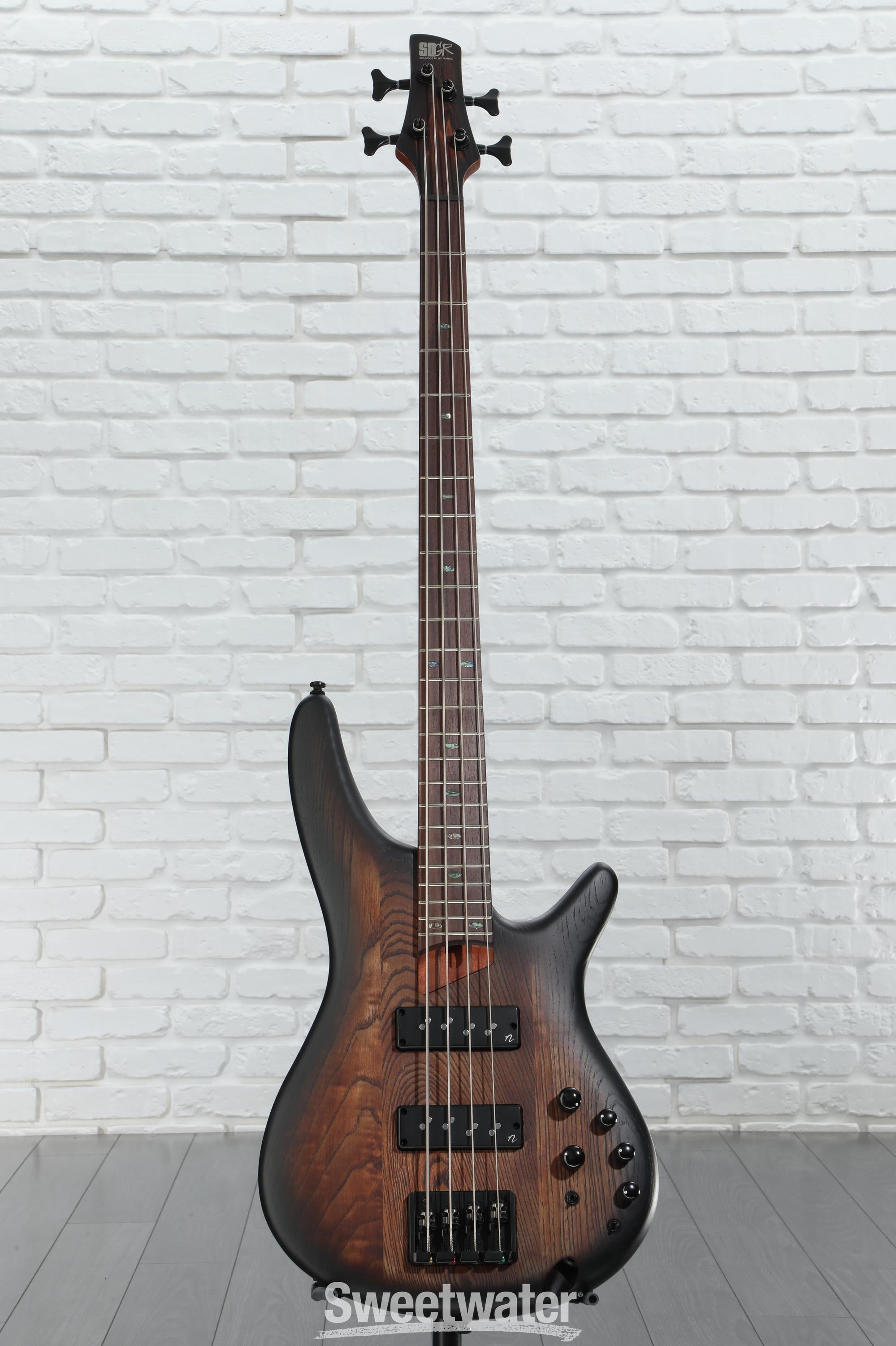 ベース ibanez sr600e Ibanez Standard SR600E Bass Guitar - Antique Brown Stained